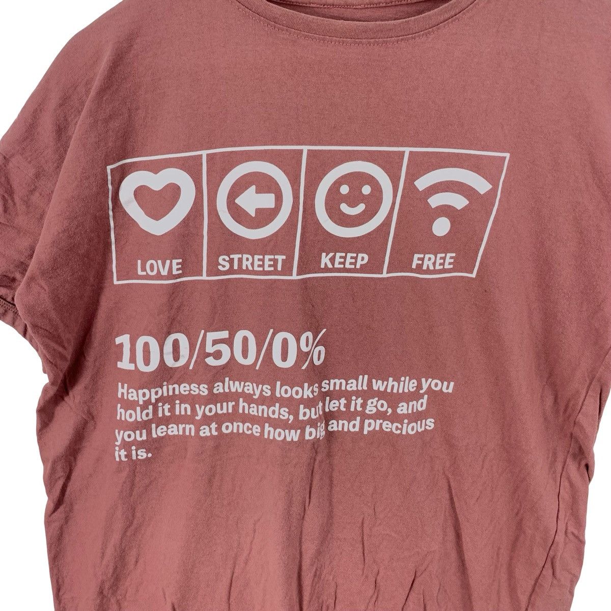 Vintage Vintage Graphic Love Street Keep Free Quote Print Tee Size US M / EU 48-50 / 2 - 5 Thumbnail