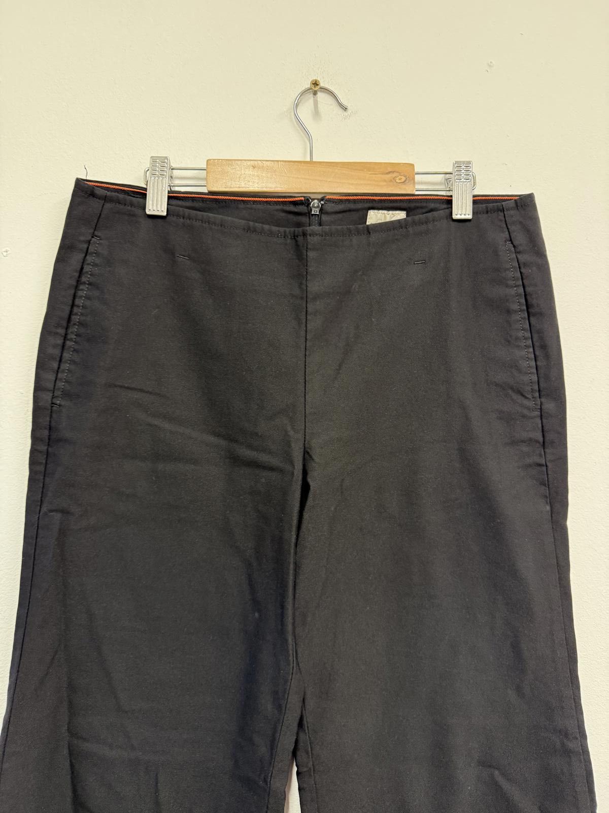 Other Calvin Klein Black Wide Leg Trousers W29 L33 Size US 29 - 3 Thumbnail