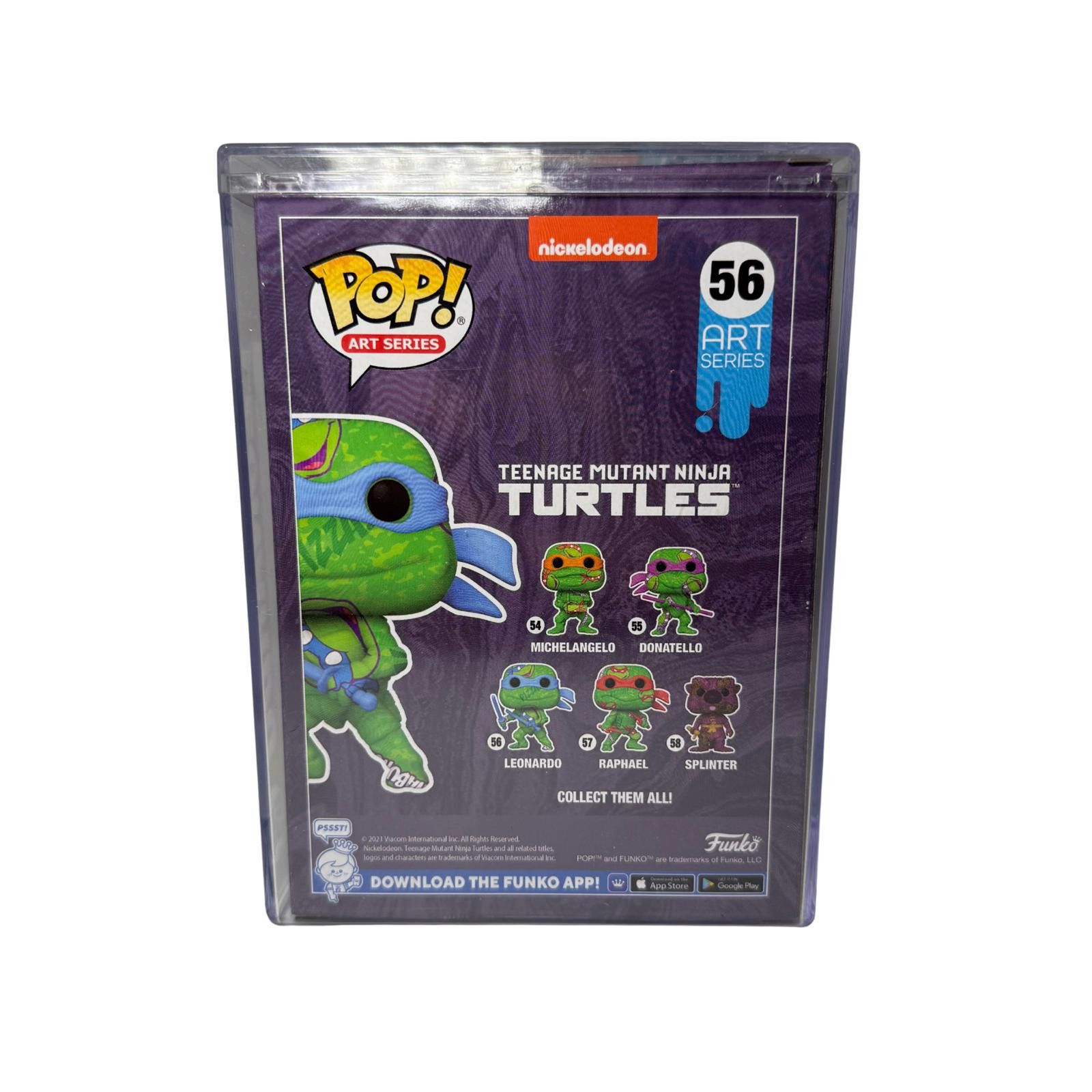 Other NIB Funko Pop! Art Series Leonardo Vinyl Figure w/ Hard Case Size ONE SIZE - 4 Thumbnail