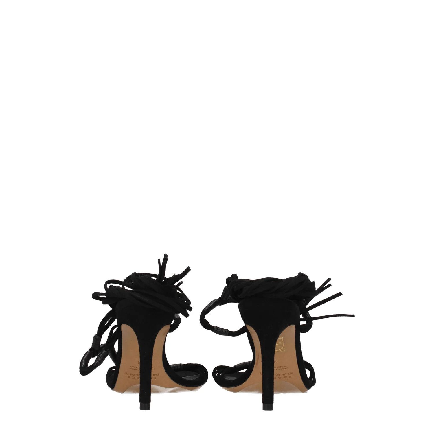 Isabel Marant ob1o1e1124 Suede Sandals in Black Size US 6 / IT 36 - 5 Thumbnail