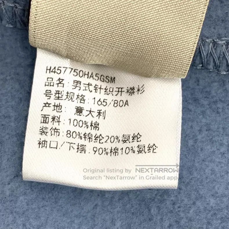 Hermes Hermes 22 Model Blue Cotton Hooded Drawstring Zip Long Sle Size S / US 4 / IT 40 - 7 Thumbnail
