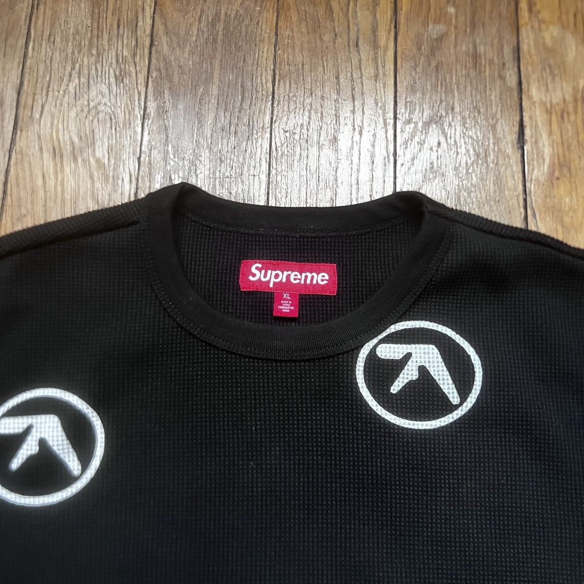 Supreme Aphex Twin Waffle Thermal Black XL