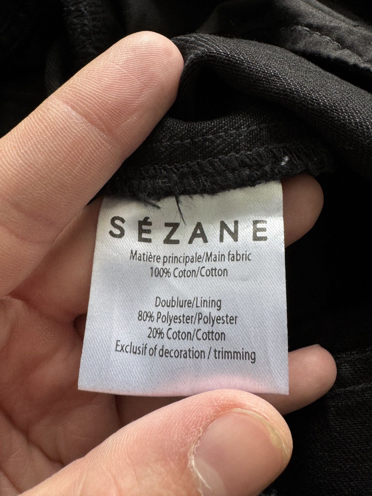 Reformation × Rouje × Sezane Women’s Sezane Denim Jeans Black Size 33 Size 33" - 20 Thumbnail