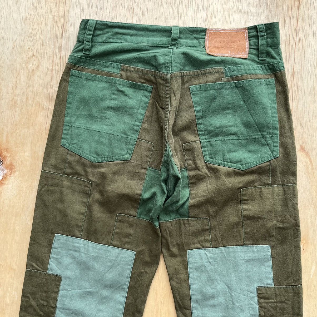 Japanese Brand LES VIS a BOIS VINTAGE PATCH WORK LIKE JUNYA WATANABE Size US 29 - 10 Thumbnail
