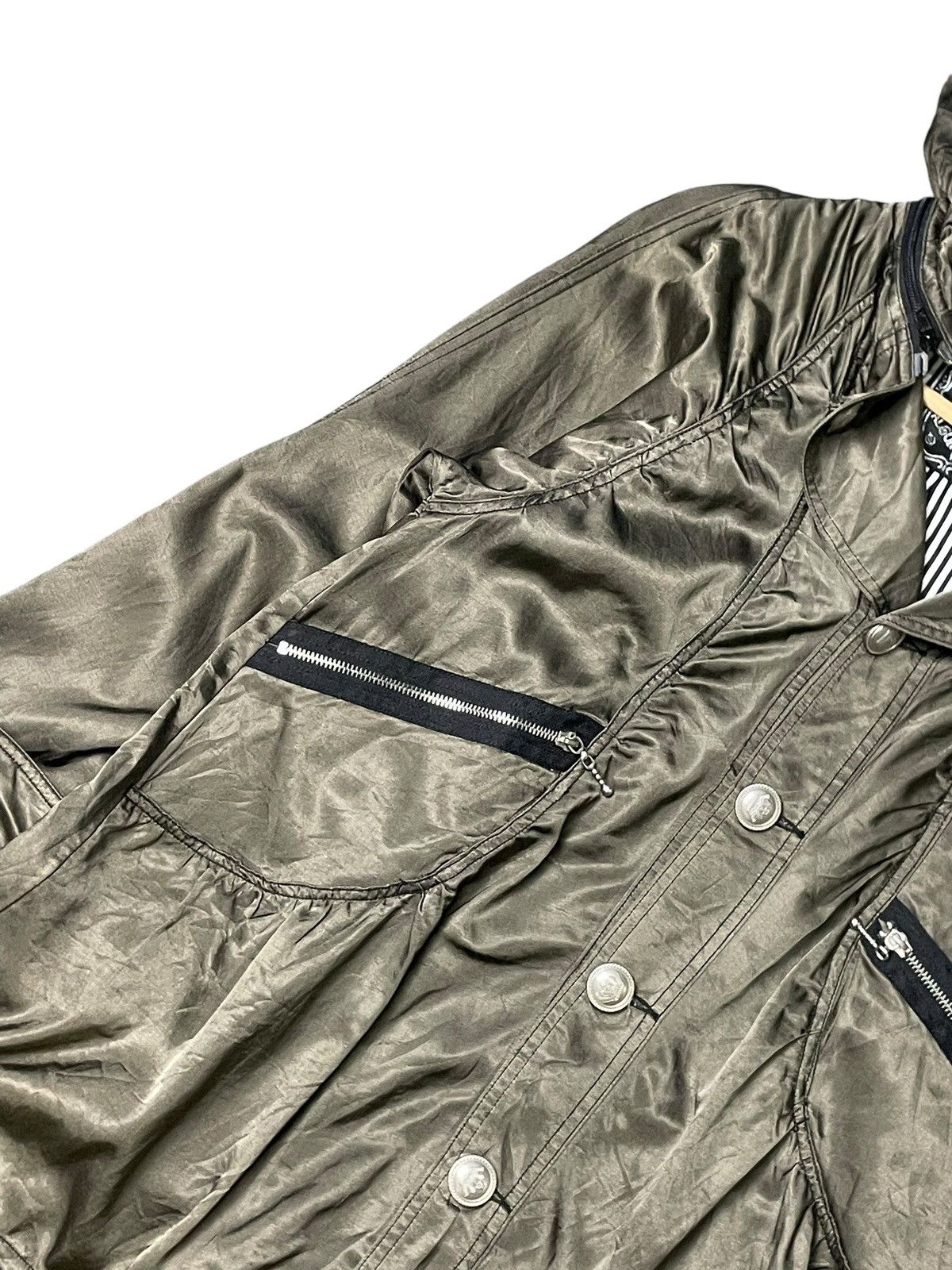 Japanese Brand × Seditionaries × Vintage ALGONQUINS Brand Shimmer Hooded Jacket (77) Size US M / EU 48-50 / 2 - 5 Thumbnail