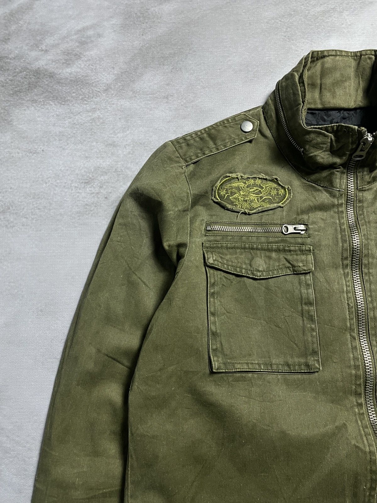 If Six Was Nine 2000’s Armée Française - Apocalypse Style Bikers Jacket Size US M / EU 48-50 / 2 - 7 Thumbnail