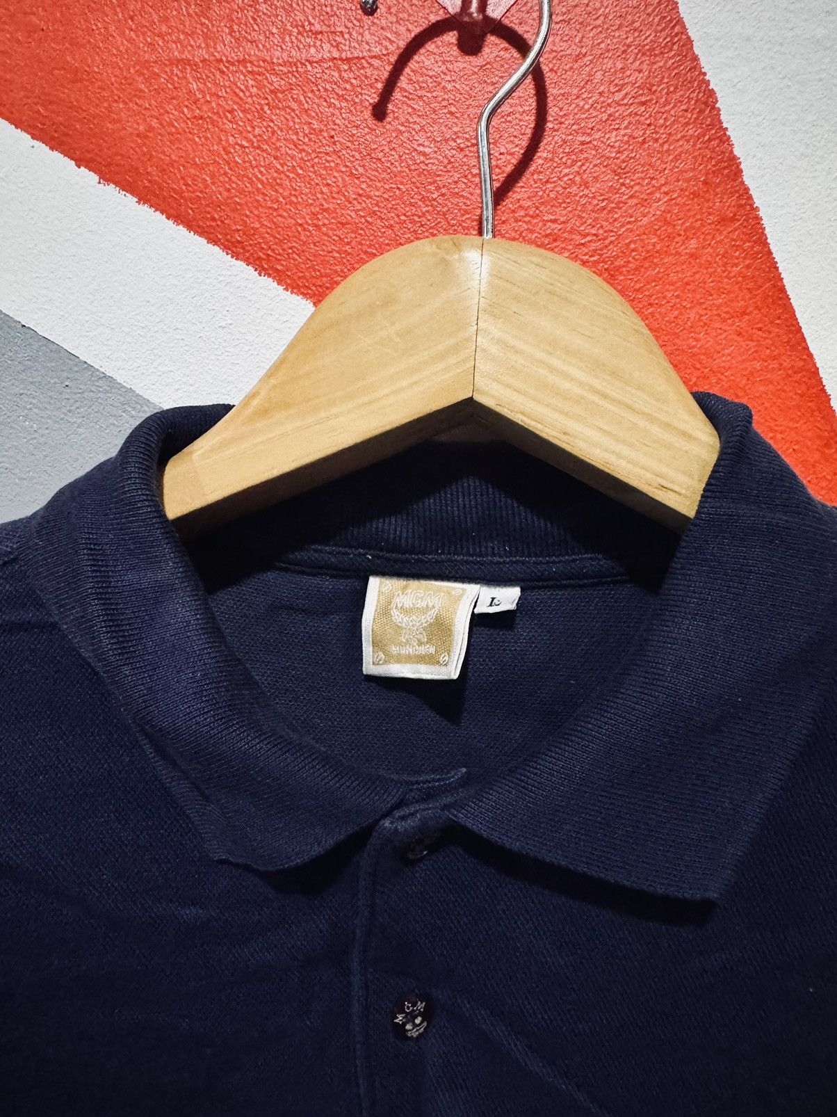 MCM MCM Polo Tee Made In Italy Size US L / EU 52-54 / 3 - 4 Thumbnail