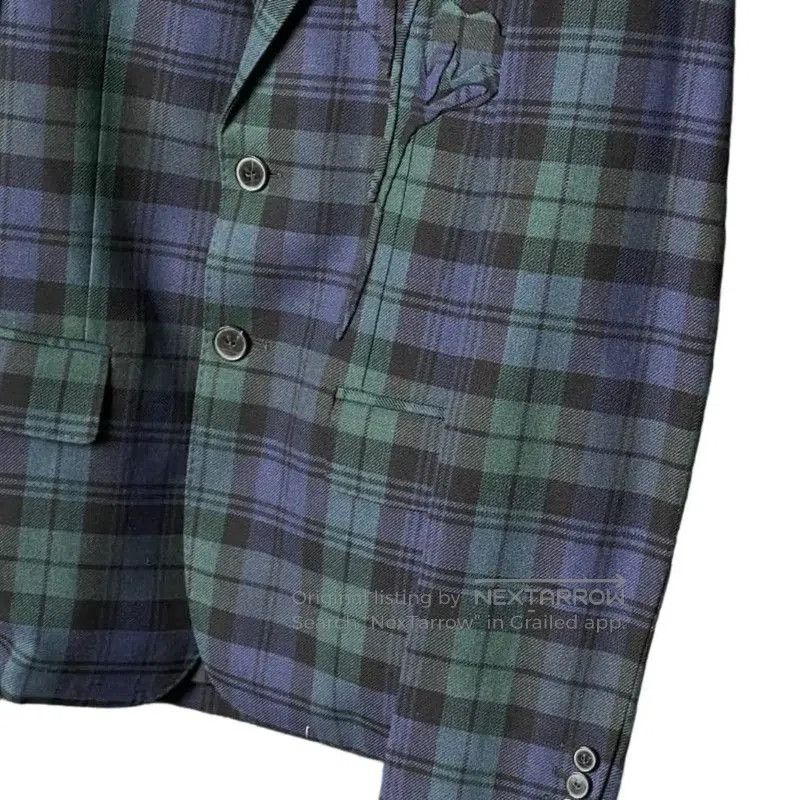 Valentino Valentino Men's Short Sleeve Plaid Jacket . Size US M / EU 48-50 / 2 - 4 Thumbnail