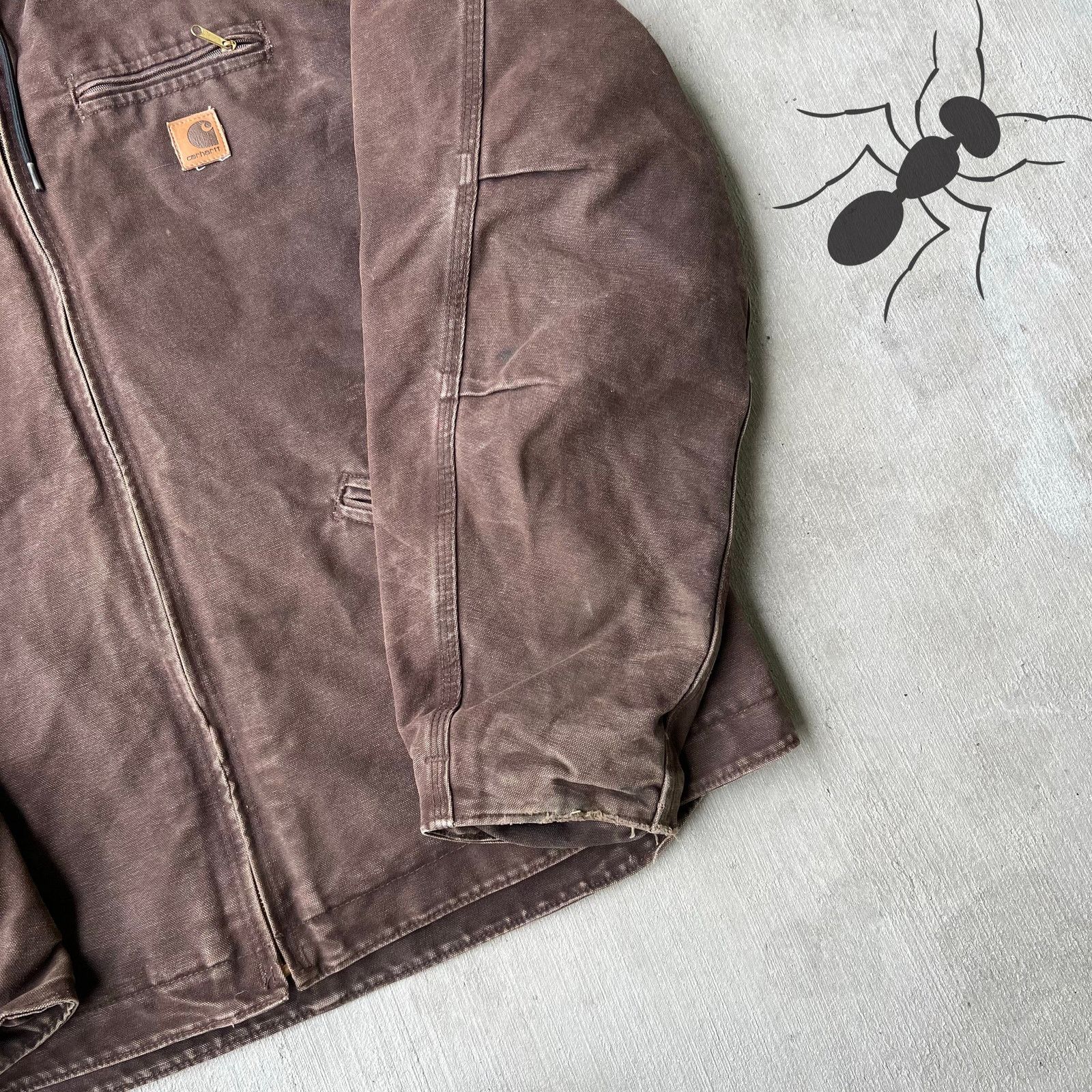 Carhartt × Vintage Carhartt J141 DKB sierra hooded work wear jacket Size US XL / EU 56 / 4 - 9 Thumbnail