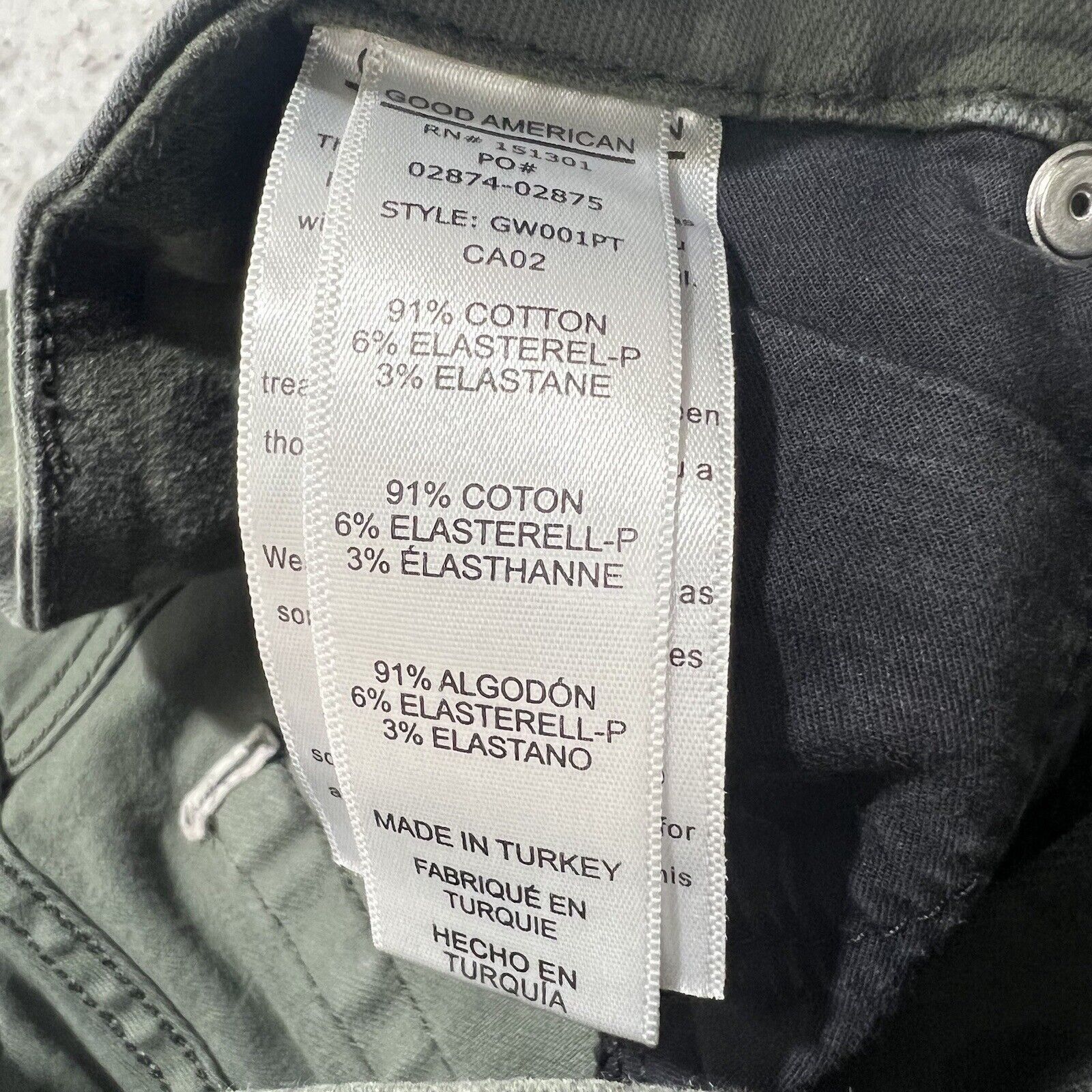 Good American Good American 8 / 29 Good Skinny Leg Camouflage Green Jeans Size 30" / US 8 / IT 44 - 5 Thumbnail
