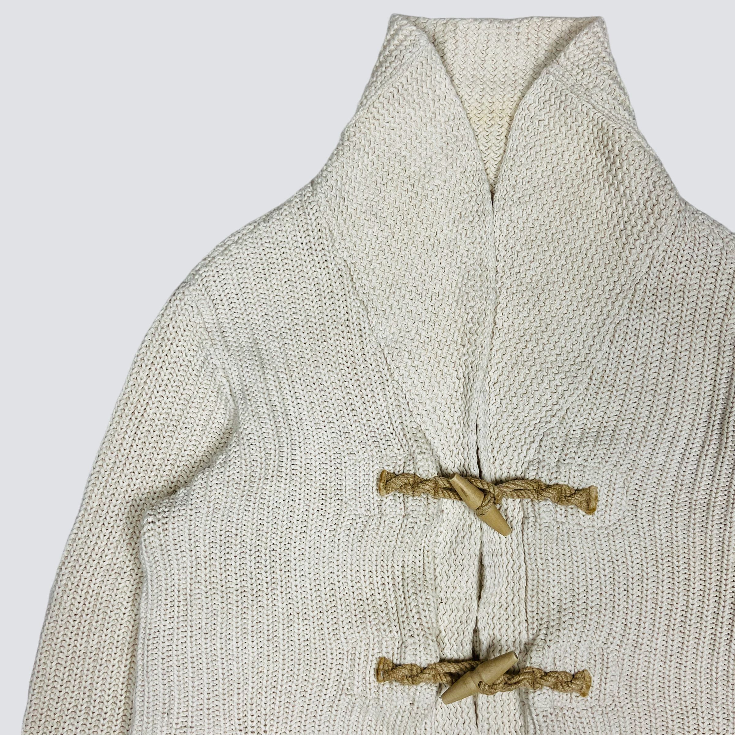 Ralph Lauren 1990s RALPH LAUREN ARCHIVE HEAVY KNITTED CARDIGAN - № 1101 Size US M / EU 48-50 / 2 - 6 Thumbnail