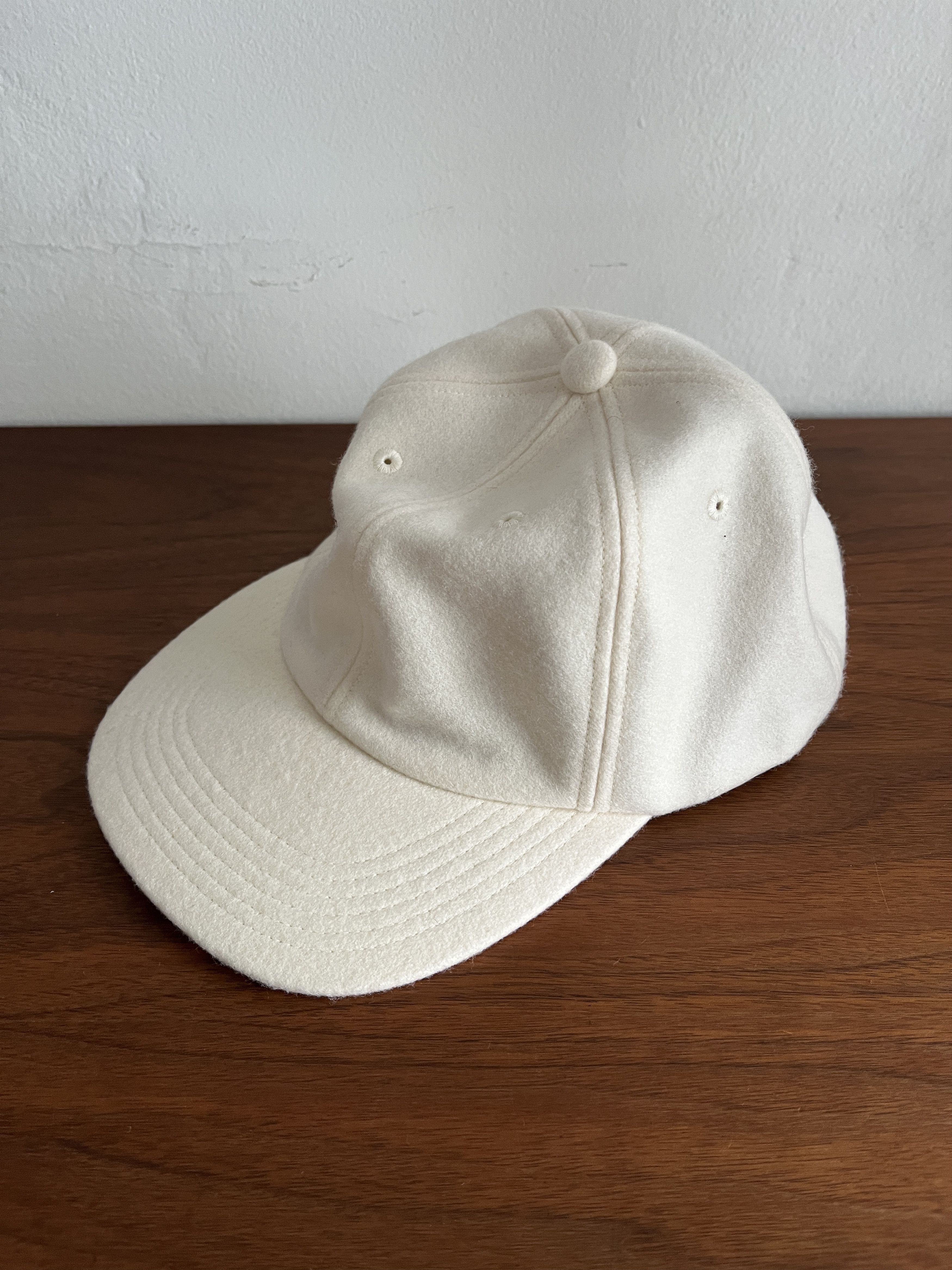 KIJIMA TAKAYUKI white cap, wool Size ONE SIZE - 1 Thumbnail