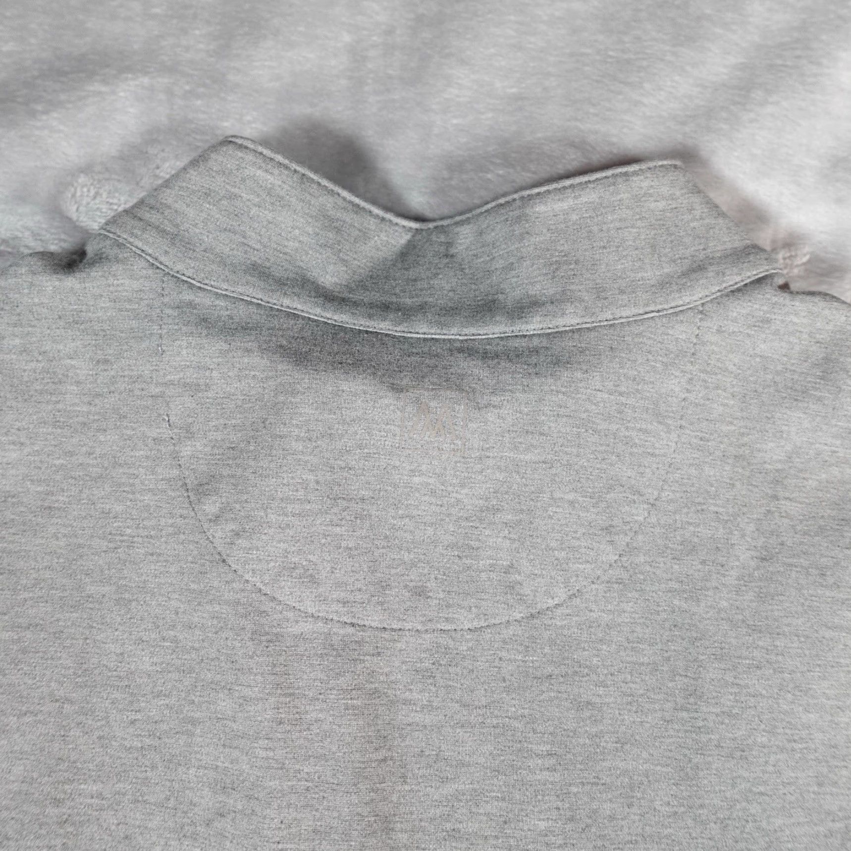 Mizzen+Main Mizzen Main 1/4 Zip Pullover Sweater Mens XL Gray Stretch Athletic Golf Mock Neck Long Sleeve Size US XL / EU 56 / 4 - 6 Thumbnail