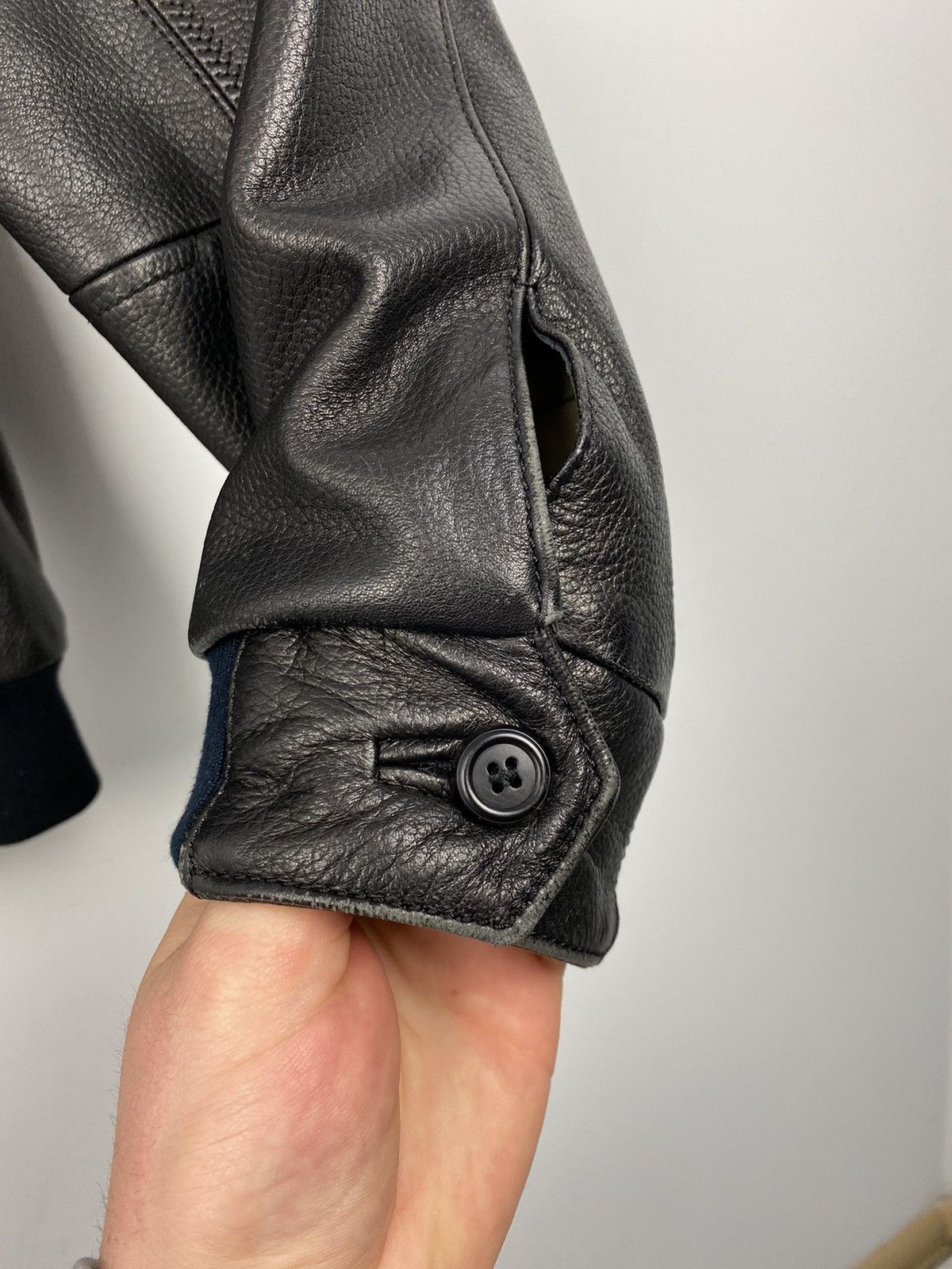 Hugo Boss Kapraun Lamm Nappa Leather Jacket Luxury Size US L / EU 52-54 / 3 - 7 Thumbnail