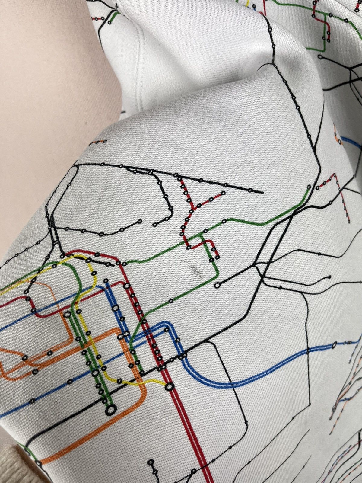 DC DC Shoes Spec Op Subway Map All Over Print Full Zip Hoodie Size US XXL / EU 58 / 5 - 9 Thumbnail