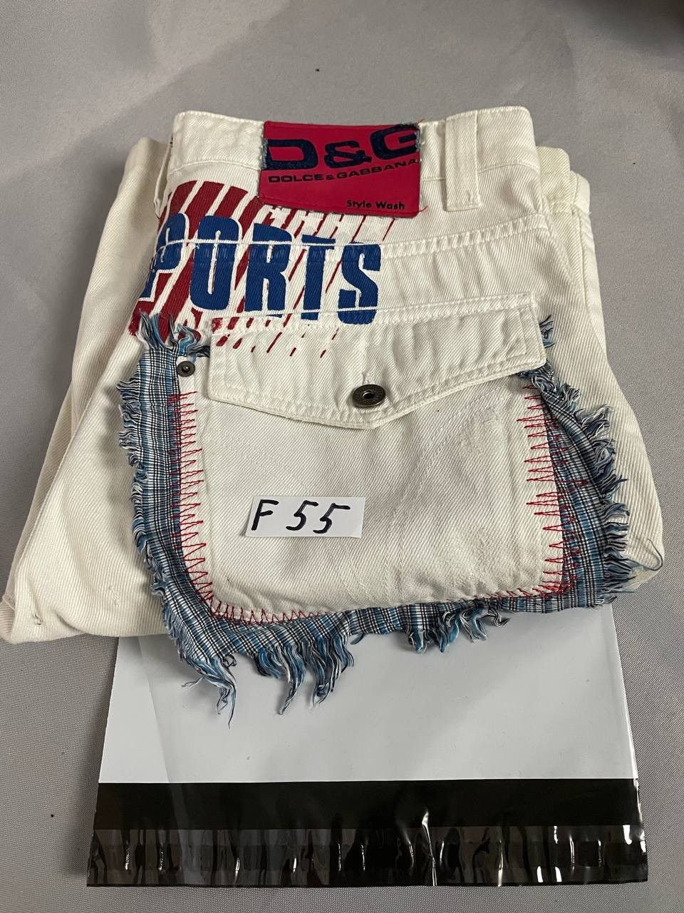 Dolce & Gabbana Dolce&Gabbana Shorts Denim White Size US 33 - 12 Thumbnail