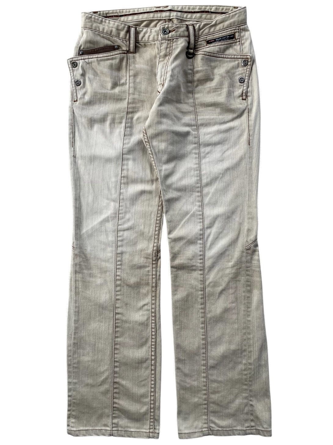 Nicole Club 2000s NCFM - Flare Bootcut Wash Jeans Size US 31 - 2 Thumbnail