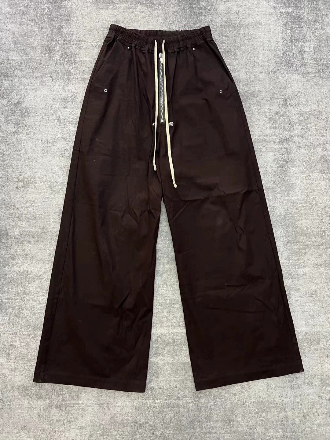 Rick Owens Rick Owens Ro brown tooling wide-leg pants Size US 32 / EU 48 - 1 Thumbnail