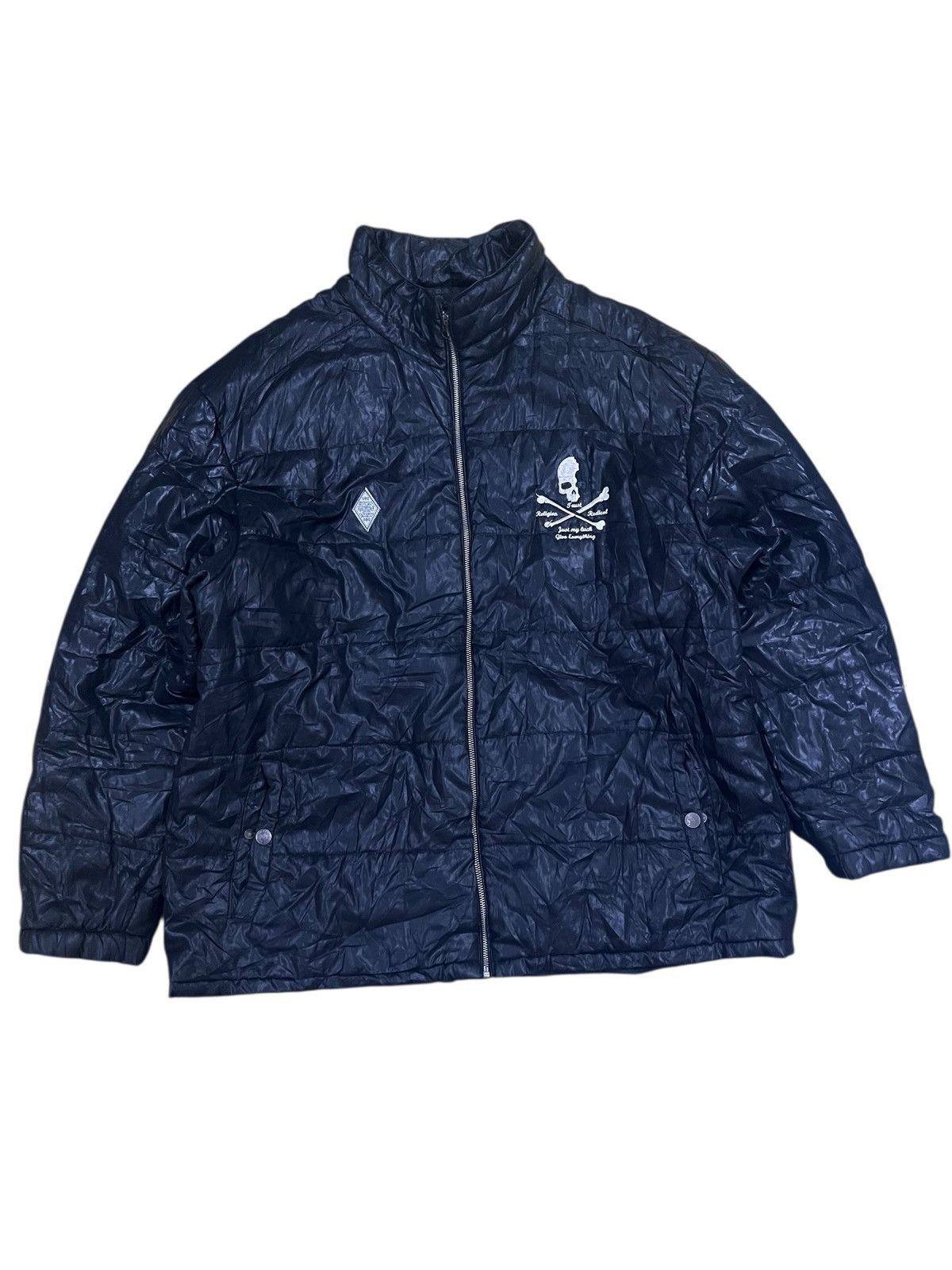 Japanese Brand Archive Skull Jaket Gloss Gal man big brother Y2K 5L Size US XXL / EU 58 / 5 - 4 Thumbnail