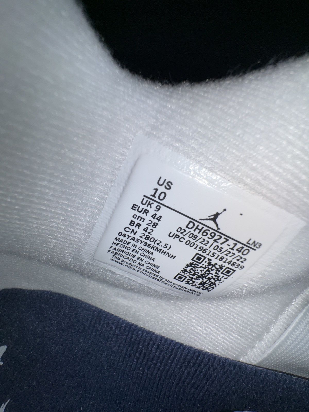 Jordan Brand Jordan 4 Retro Midnight Navy Size US 10 / EU 43 - 6 Thumbnail