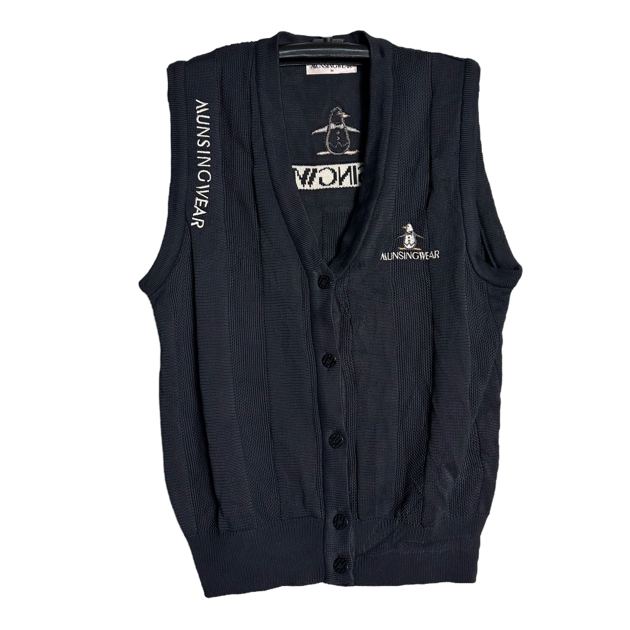 Vintage 🔥RARE🔥Vintage Grandslam Munsingwear Sleeveless Button Vest Size US M / EU 48-50 / 2 - 1 Thumbnail