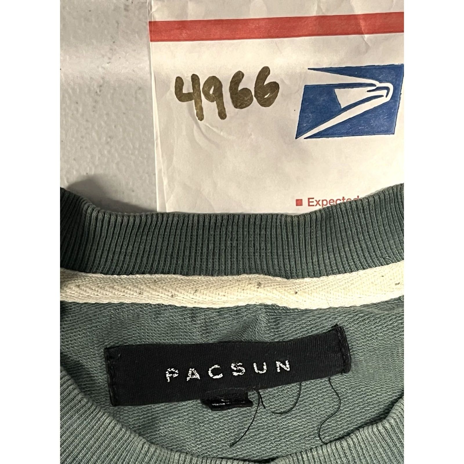 Pacsun PACSUN Mens Size L Green Short Sleeve Crew Neck T-Shirt Size US 33 - 7 Thumbnail