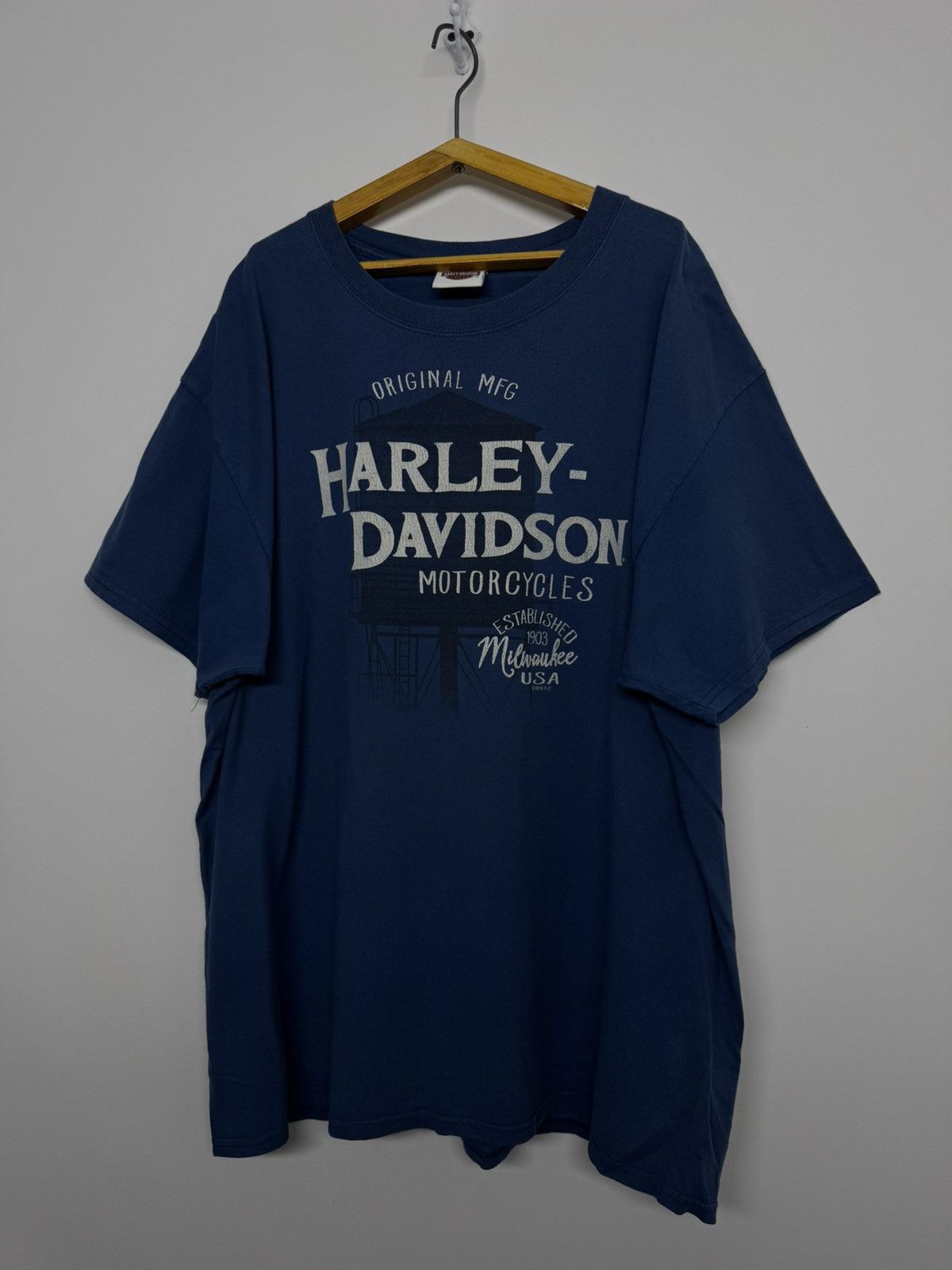 Harley Davidson Vintage Harley Davidson Corpus Christi Texas Tee Shirt Blue Size US XL / EU 56 / 4 - 6 Thumbnail