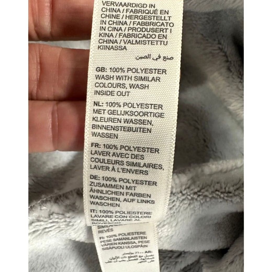 FatFace FatFace Sherpa Fleece Pullover Sweater Womens Large Grey Half Zip Pockets Ladies Size L / US 10 / IT 46 - 5 Thumbnail