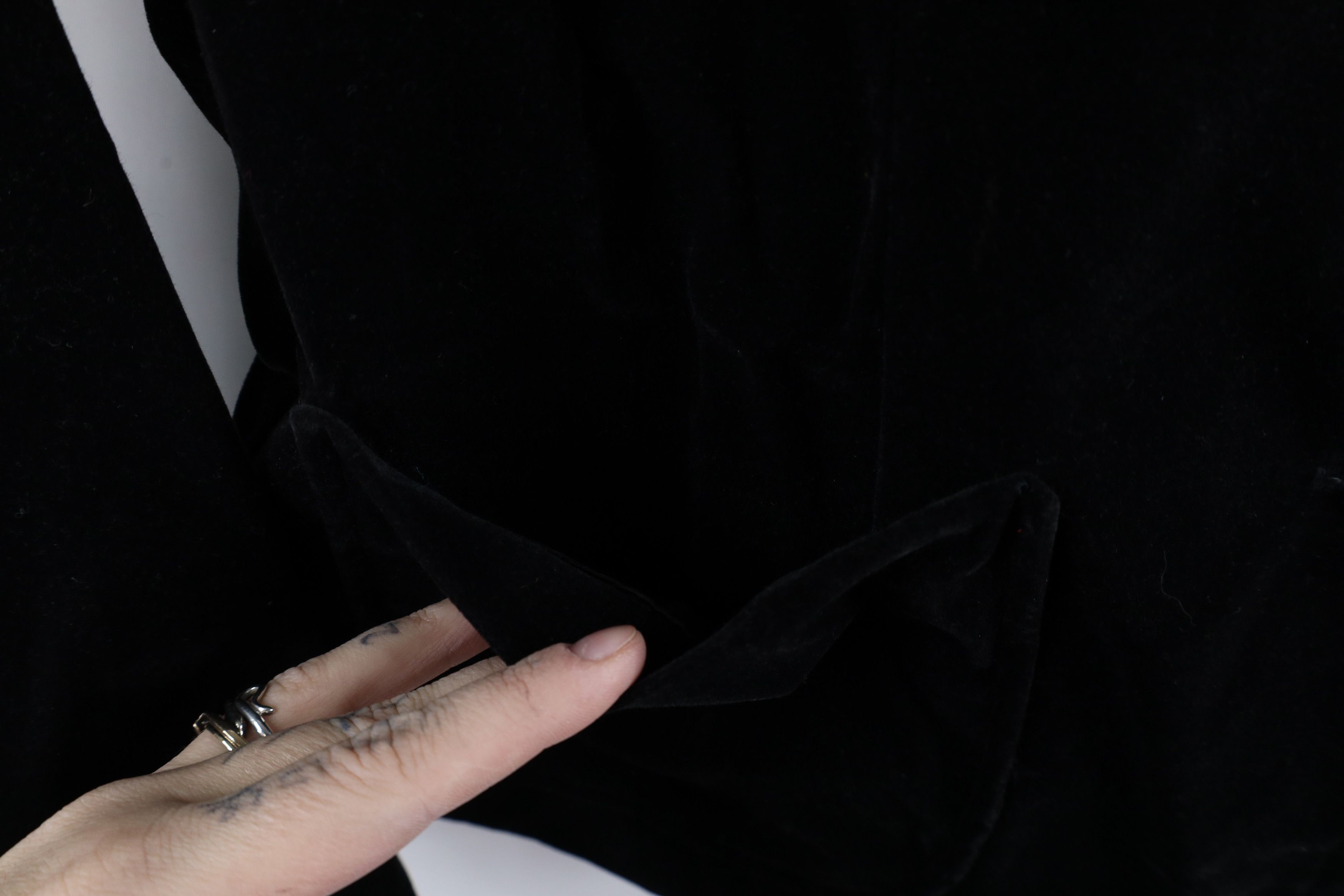 Vintage Vintage 60s 70s Rockabilly Velvet Velour Blazer Jacket USA Size M / US 6-8 / IT 42-44 - 5 Thumbnail