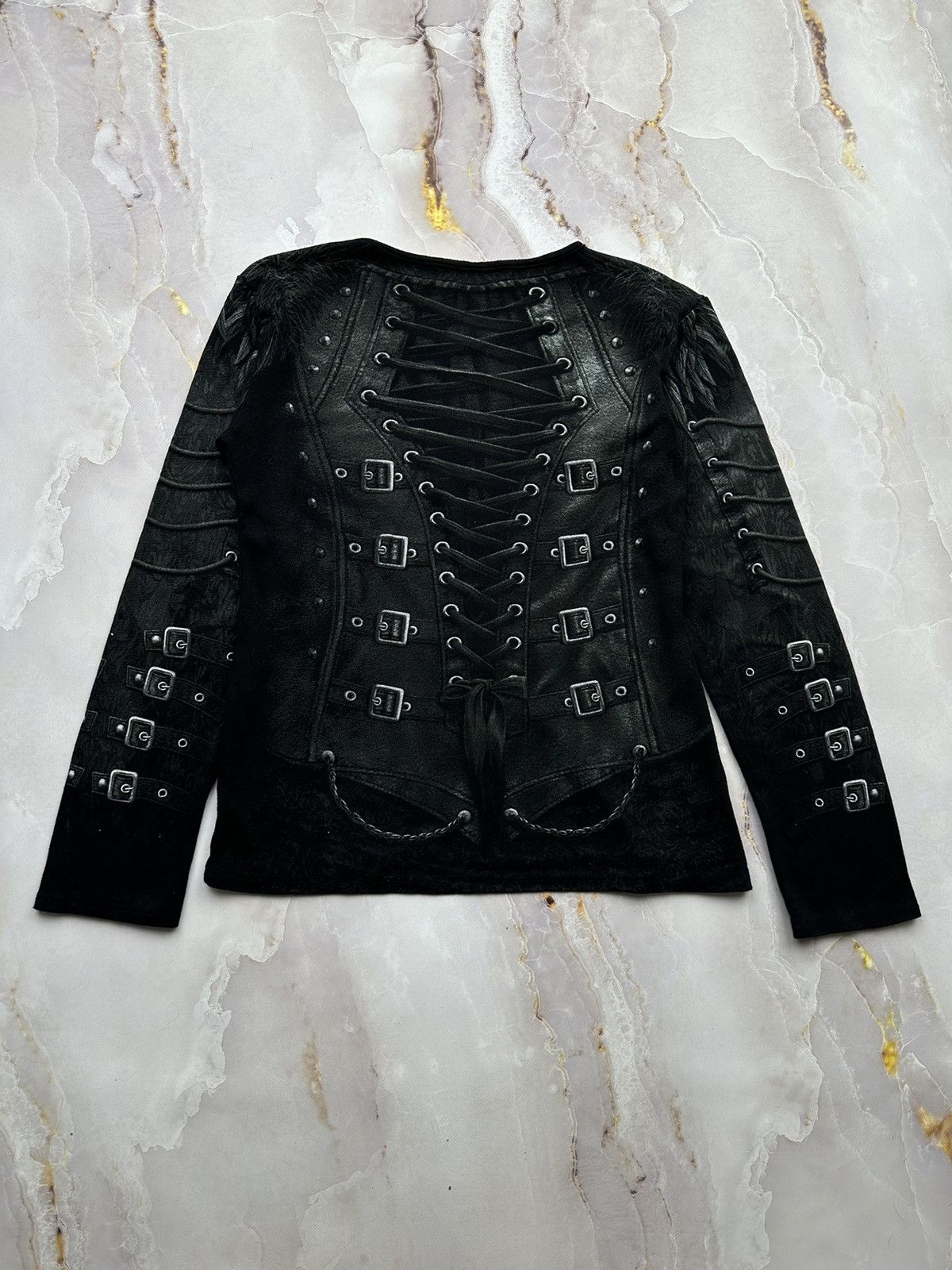 Japanese Brand Vintage Printed Long Sleeve Size L / US 10 / IT 46 - 6 Thumbnail