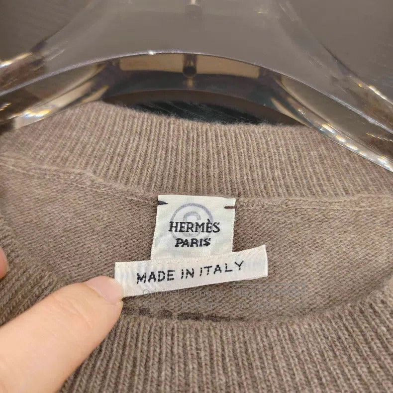 Hermes Hermes Elephant Gray Wool Knit Sweater Size XXS / US 00 / IT 34 - 4 Thumbnail