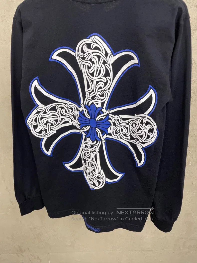 Chrome Hearts CHROME HEARTS Size S Blue horseshoe vine cross long sleeve Size US S / EU 44-46 / 1 - 9 Thumbnail