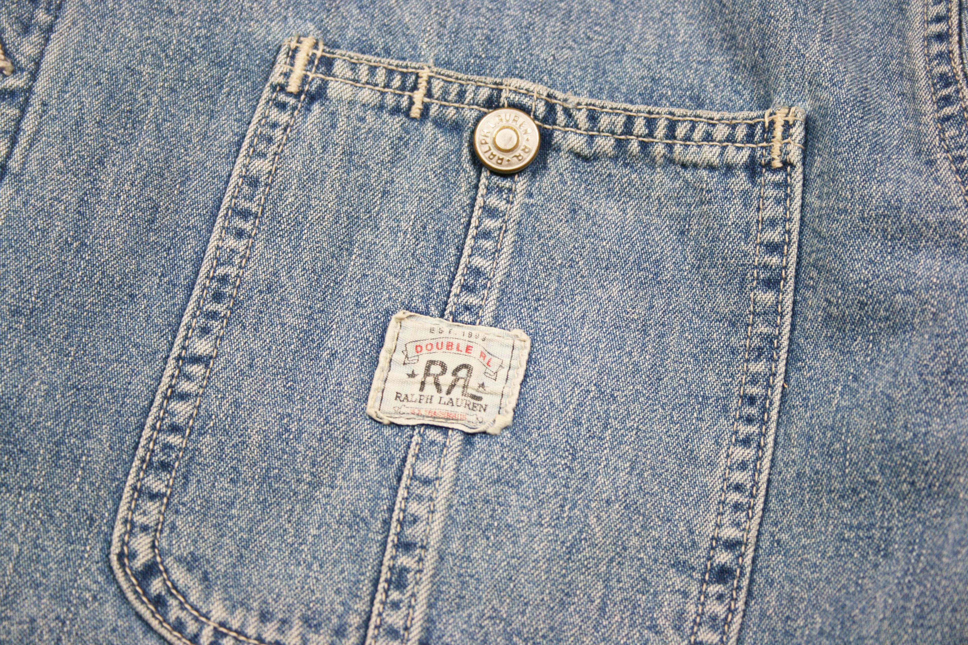 RRL Ralph Lauren 1993 Double RL Denim Worker Chore Jacket Made in USA Size US M / EU 48-50 / 2 - 5 Thumbnail