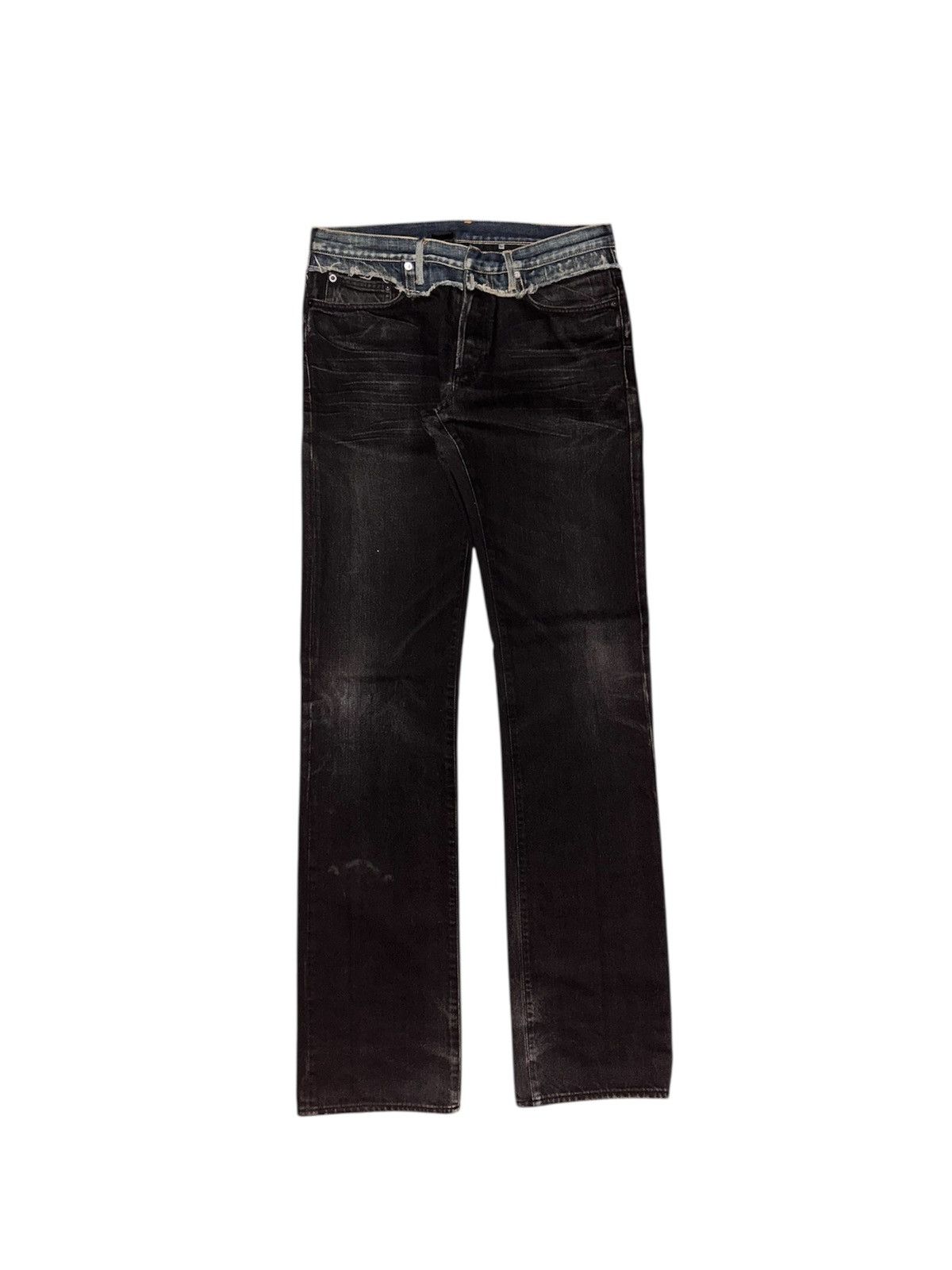 Dior Dior Homme “Zip-It” 19CM Cummerbund Denim Jeans | Grailed