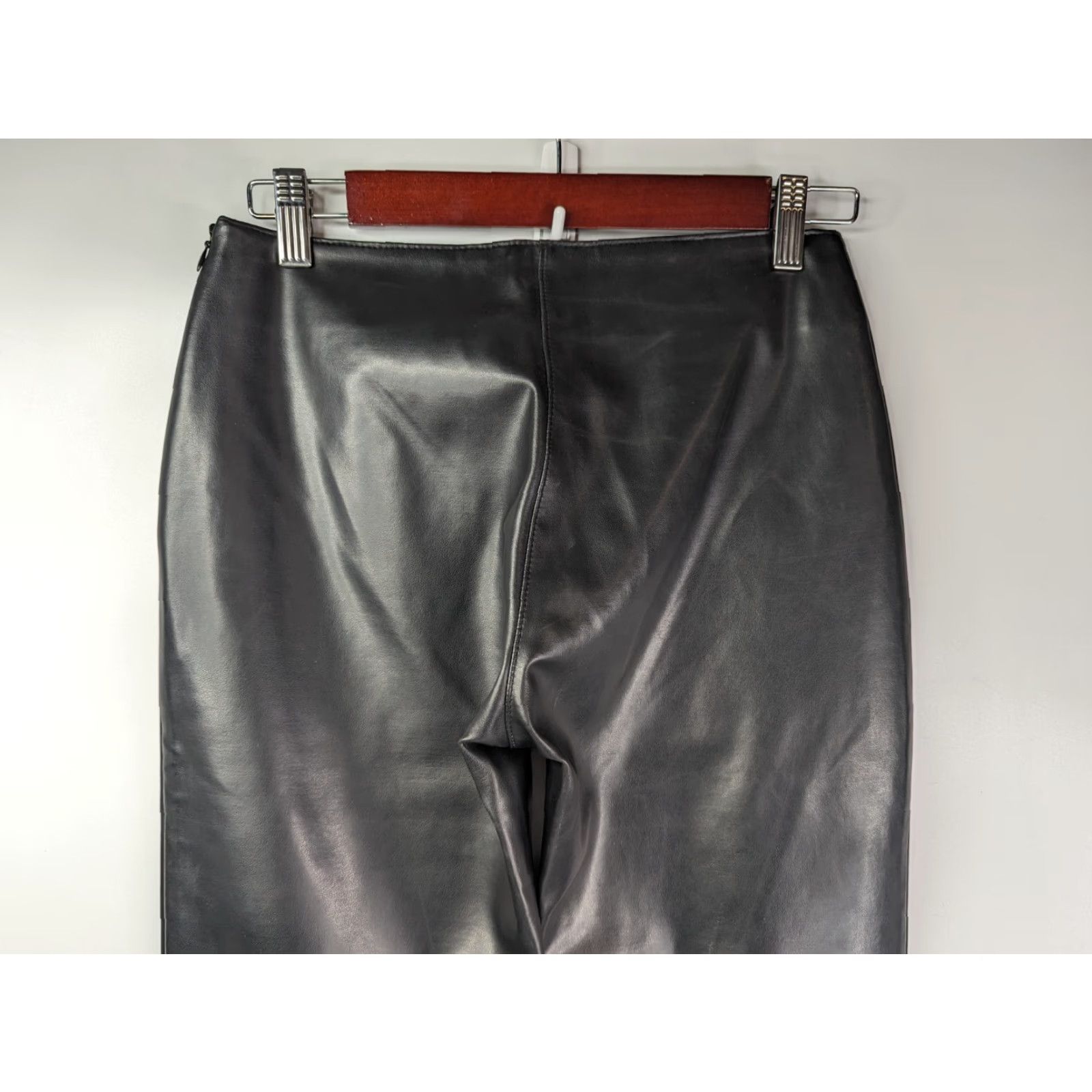 Vintage VINTAGE Rockies Pants Womens 25 Black Leather Studded Long Size 42" / US 20 - 5 Thumbnail