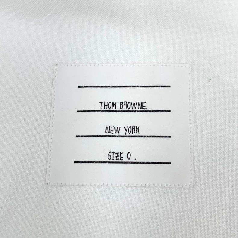 Thom Browne Thom Browne size0 Cotton turned-down collar long sleeve zip Size US XS / EU 42 / 0 - 6 Thumbnail
