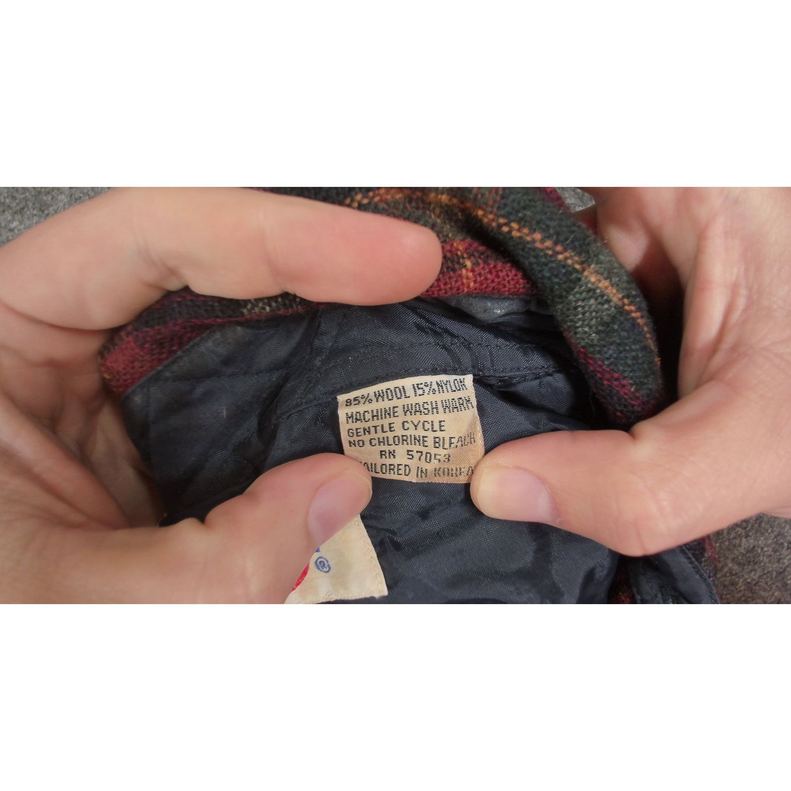 Dickies Vintage 80s Dickies Wool Blend Plaid Flannel Boxy Shacket Size US M / EU 48-50 / 2 - 6 Thumbnail