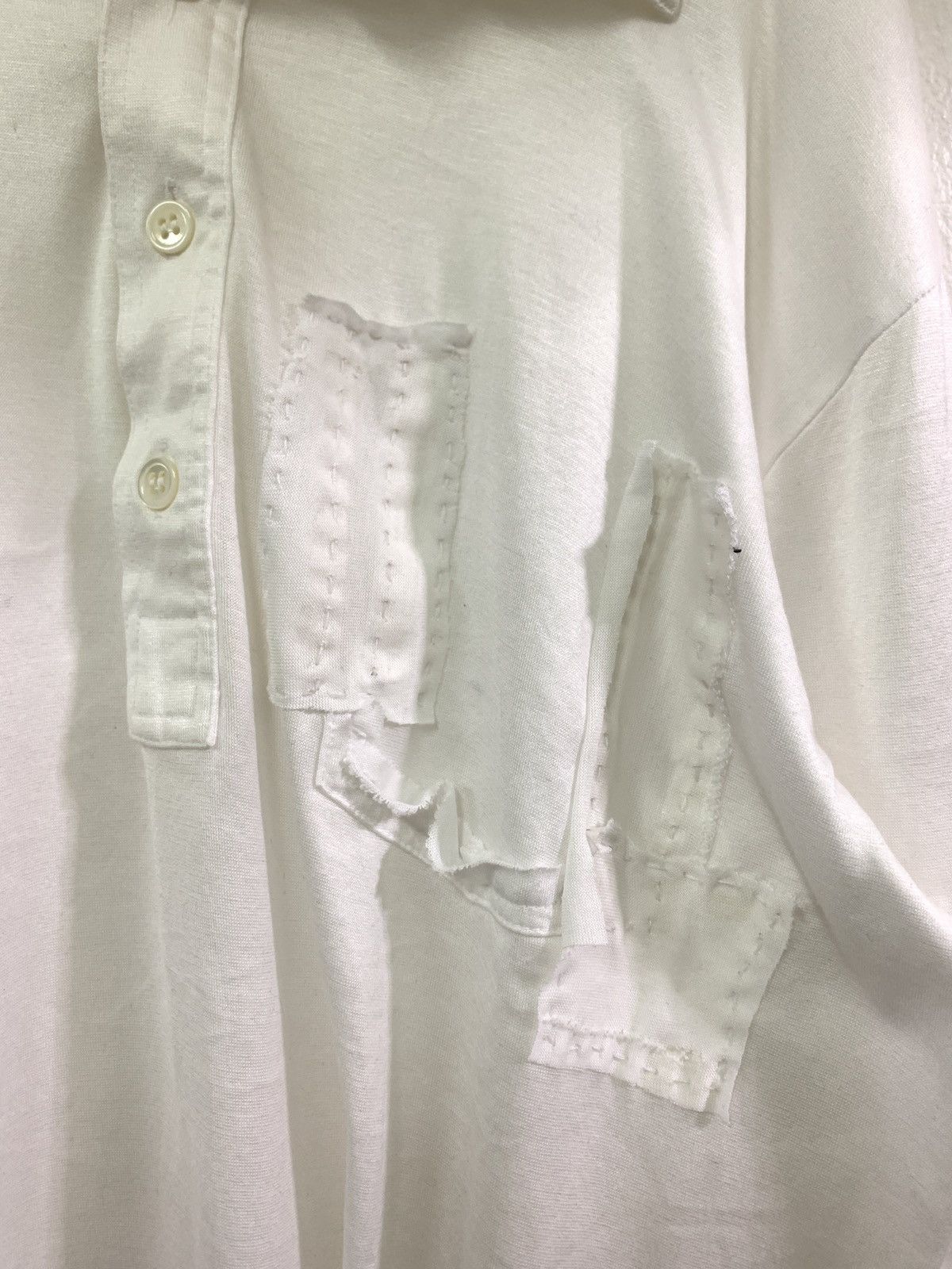 Vintage Paper Thin DARKPULL Distressed 90s Polo Shirt - Size M Size US M / EU 48-50 / 2 - 2 Thumbnail
