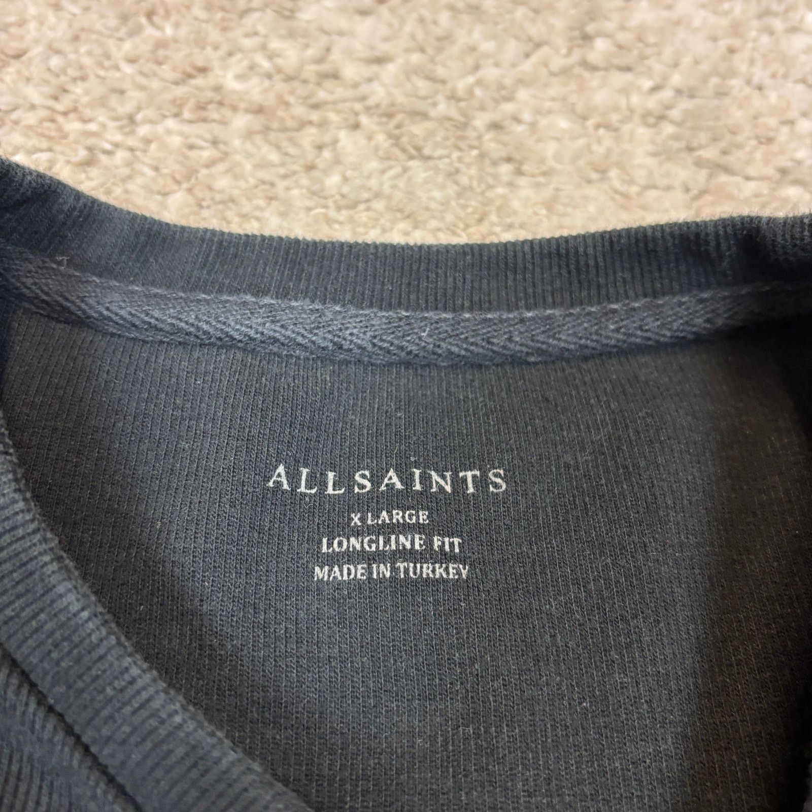 Allsaints Allsaints Luge Long Sleeve Crew Neck Layered Shirt Men's XL Size US XL / EU 56 / 4 - 4 Thumbnail