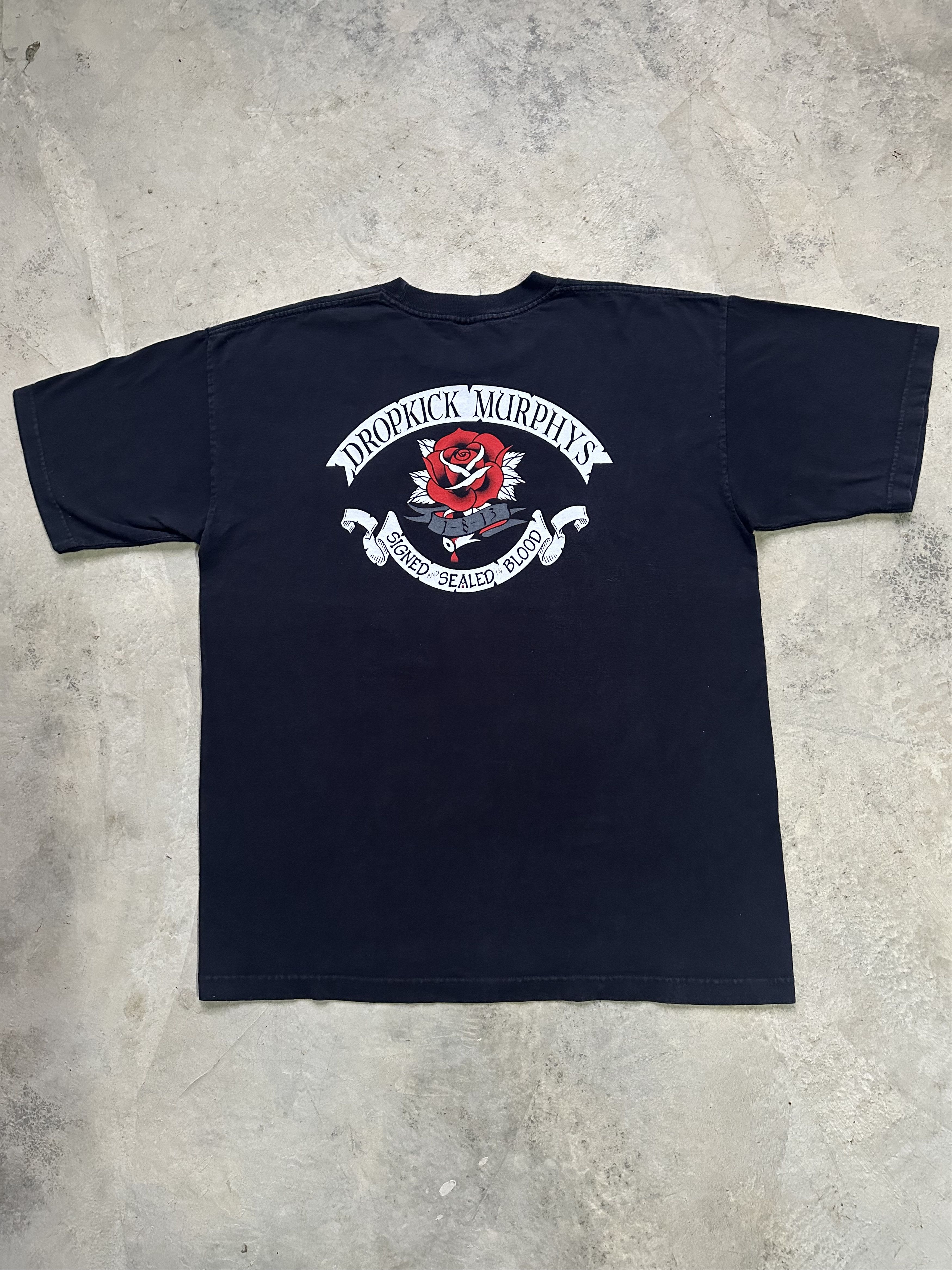Band Tees Vintage Dropkick Murphys Signed Sealad Blood Size US XL / EU 56 / 4 - 2 Thumbnail