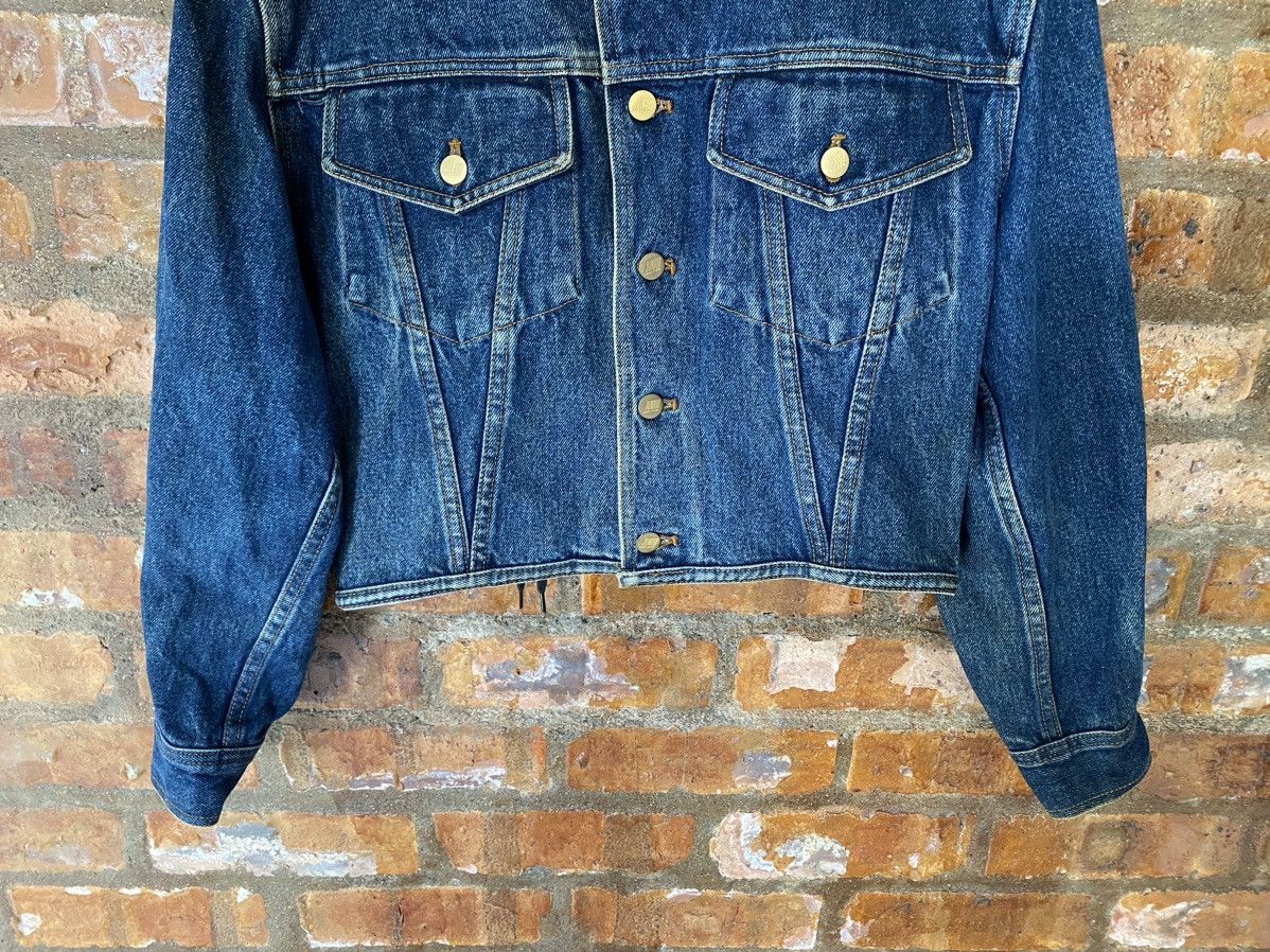Jean Paul Gaultier 1988 JPG lace up crop denim Jacket Size M / US 6-8 / IT 42-44 - 4 Thumbnail