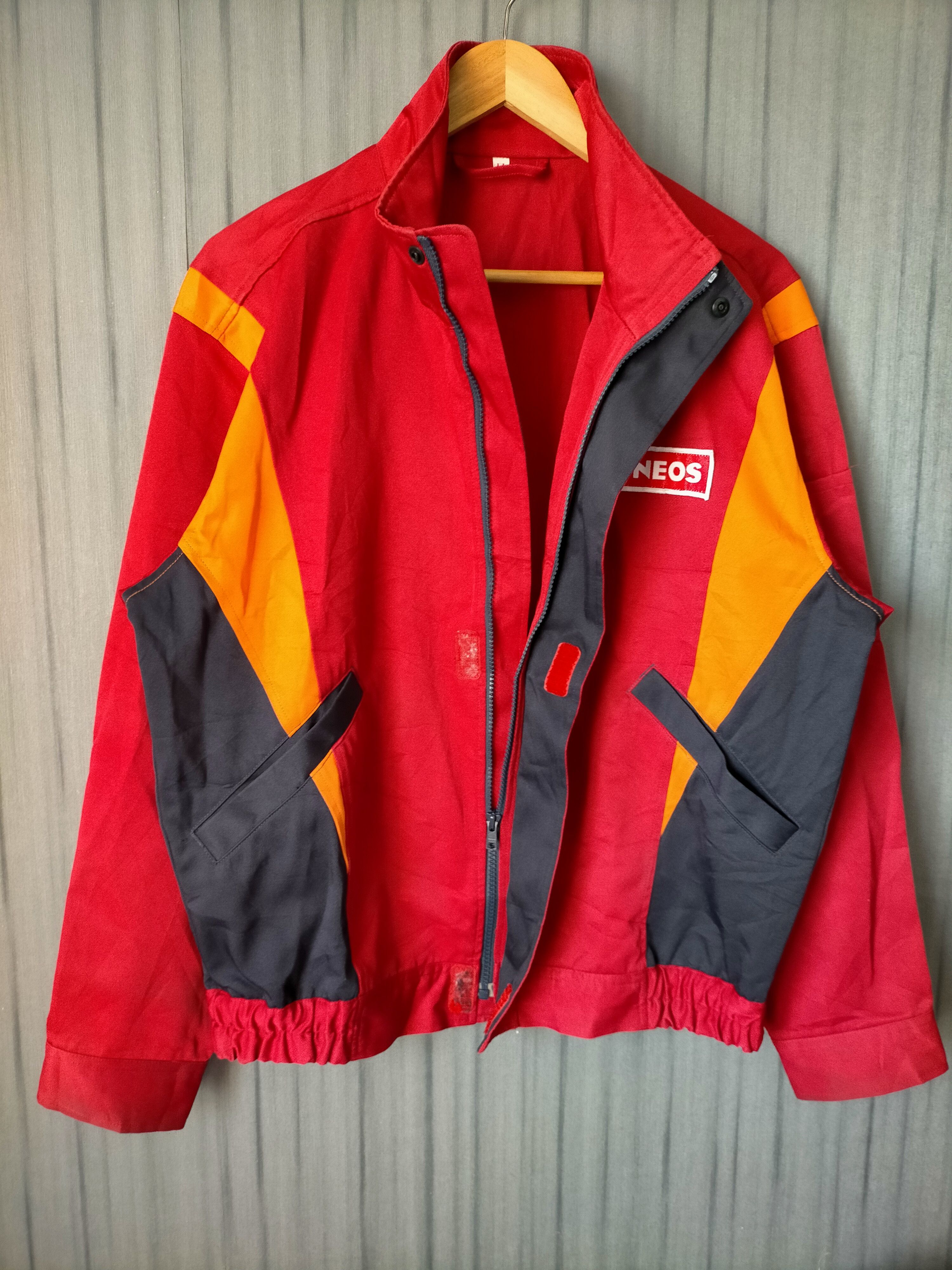 Japanese Brand Vintage Eneos Zipped Japan Jacket Size US L / EU 52-54 / 3 - 5 Thumbnail