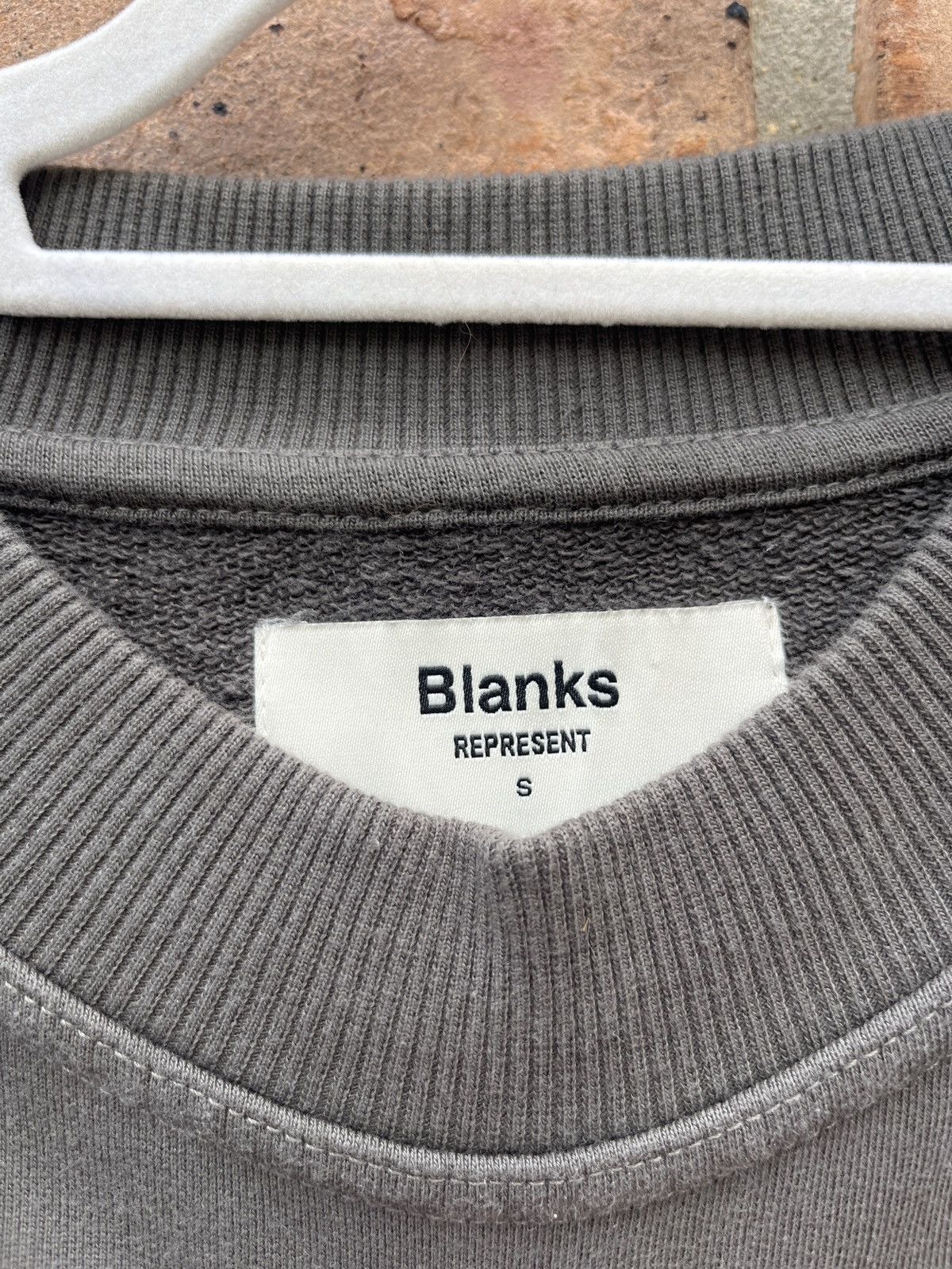 Represent Clo. Heavyweight Represent Clothing Grey ‘Blanks’ sweatshirt Size US S / EU 44-46 / 1 - 3 Thumbnail