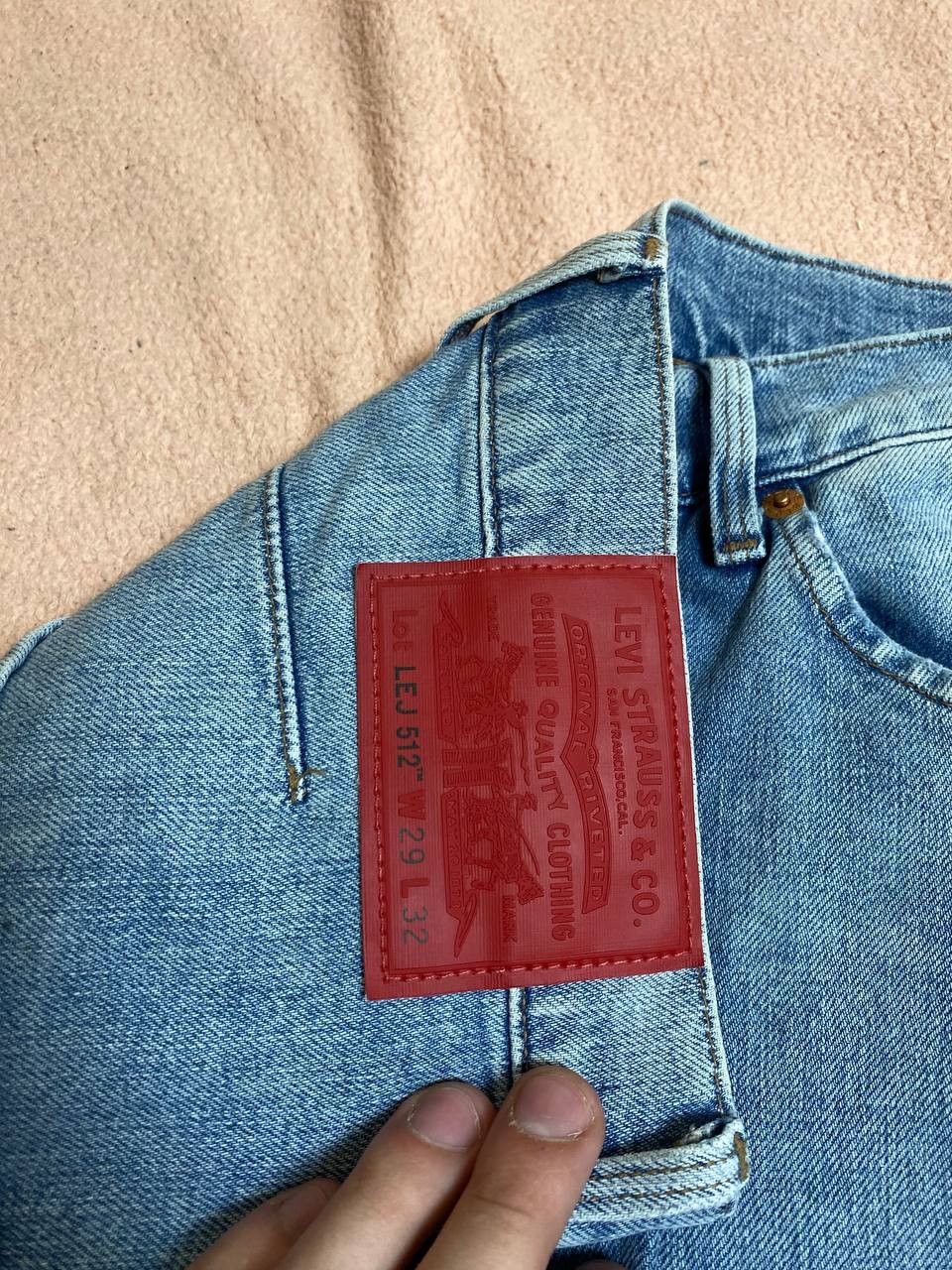 Levi's × Vintage Crazy Vintage Y2K Levis 512 Skinny Destroyed Denim Jeans Size US 29 - 4 Thumbnail
