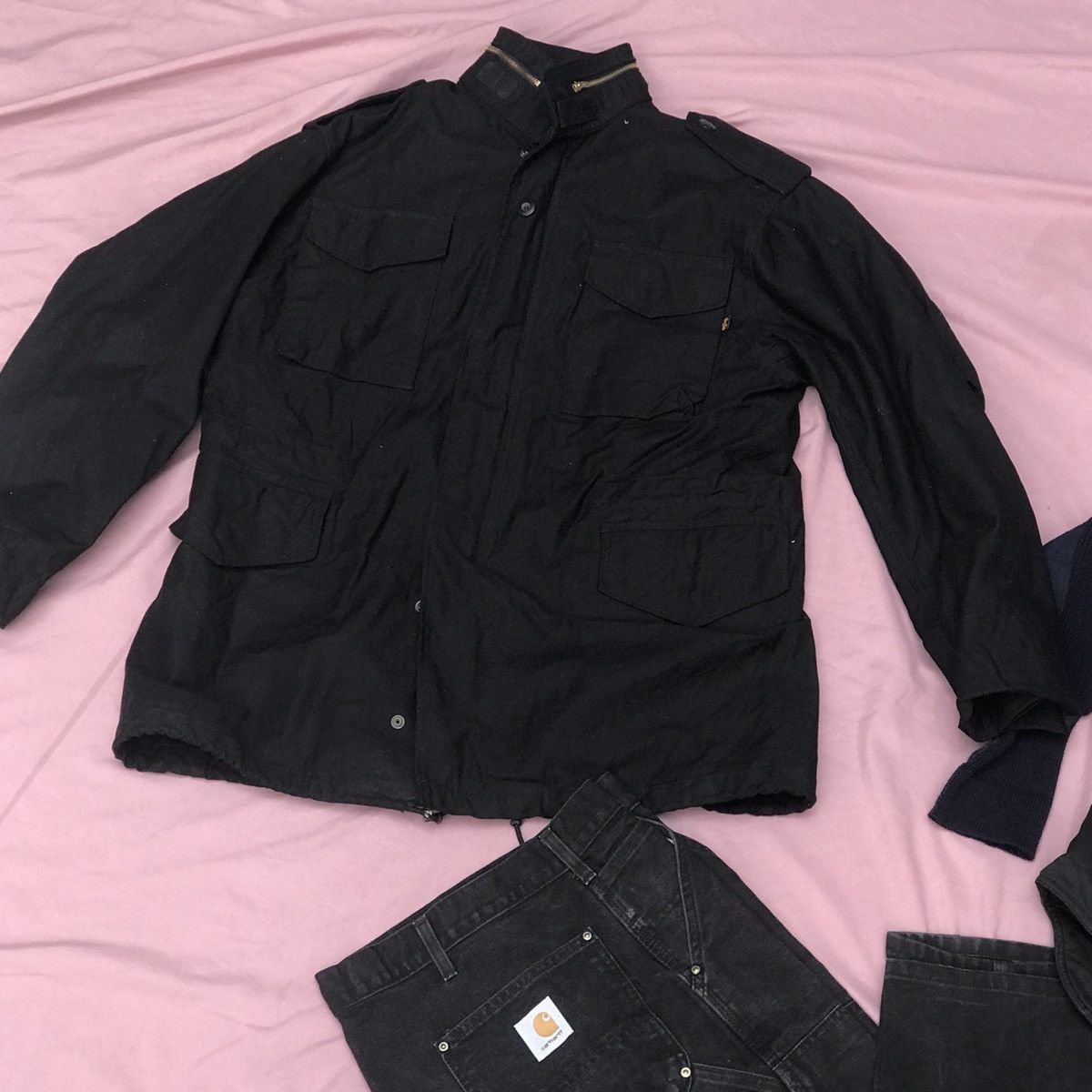 Alpha Industries ALPHA INDUSTRIES M65 full deep black modern repro parka Size US L / EU 52-54 / 3 - 4 Thumbnail
