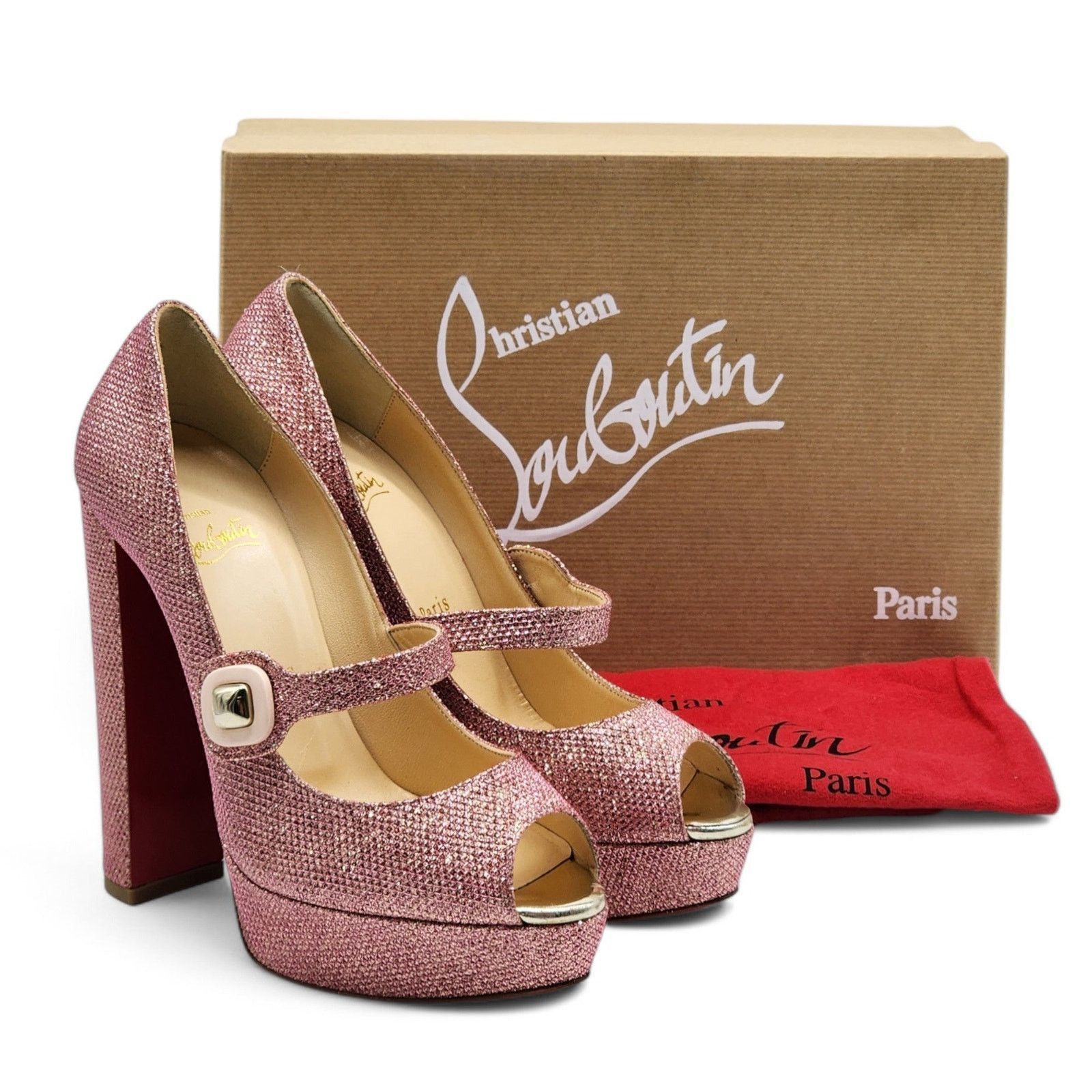最終セール！Christian Louboutin♡ピンク♡Barbie系 美品