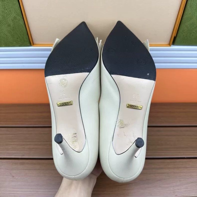 Gucci Gucci High Heel Shoes with Bow Detail-2505 Size US 6 / IT 36 - 6 Thumbnail