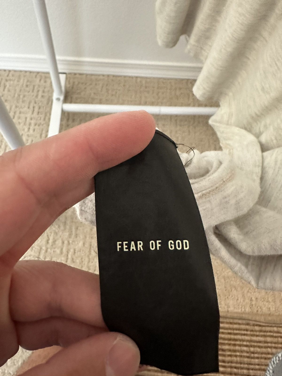 Fear of God Fear of God All Star Henley Tee - Cream - L Size US L / EU 52-54 / 3 - 3 Thumbnail