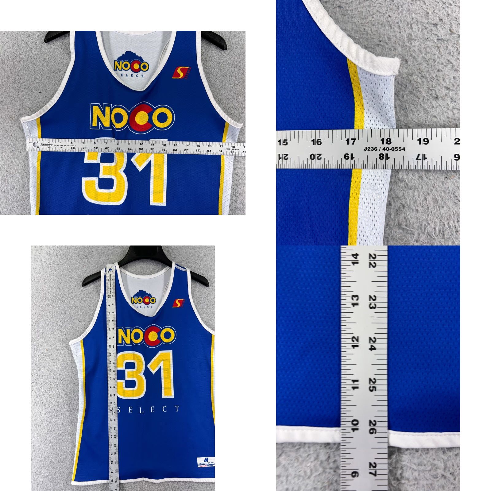 Vintage Stylax Lacrosse Jersey Womens Medium Blue NoCo Select 100% Polyester Racerback Size M / US 6-8 / IT 42-44 - 8 Thumbnail