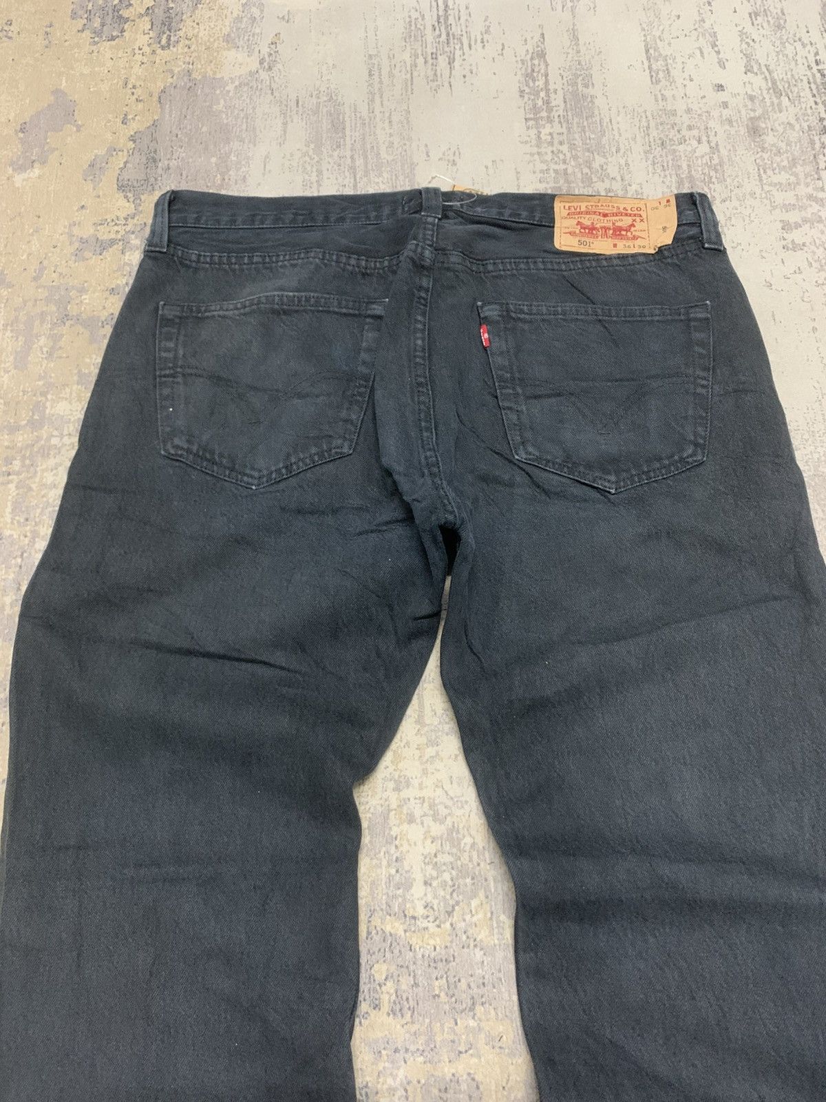 Levi's Vintage 90s Levi's 501 Black Wash Jeans Size US 36 / EU 52 - 7 Thumbnail